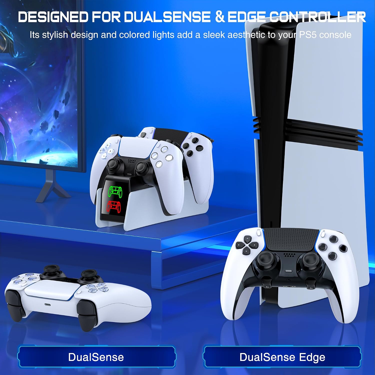 Thumbnail 3 de HASACOOL PS5 Controller Charger Station 2.5h