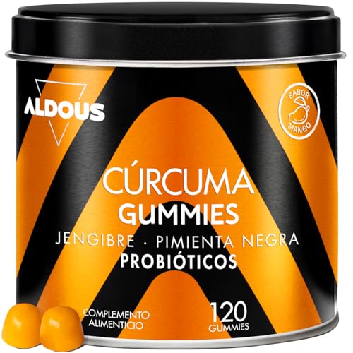 Aldous Bio Cúrcuma con Jengibre Gominolas 120 g