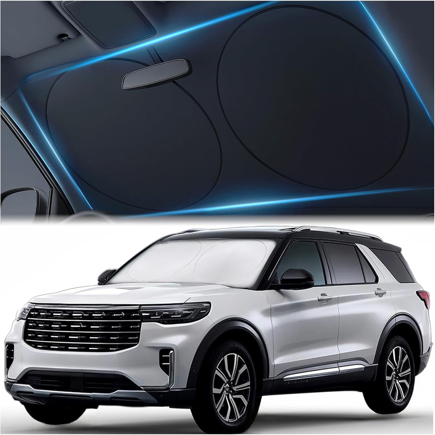 Magnelex Windshield Sunshade 63 x 33.8 in