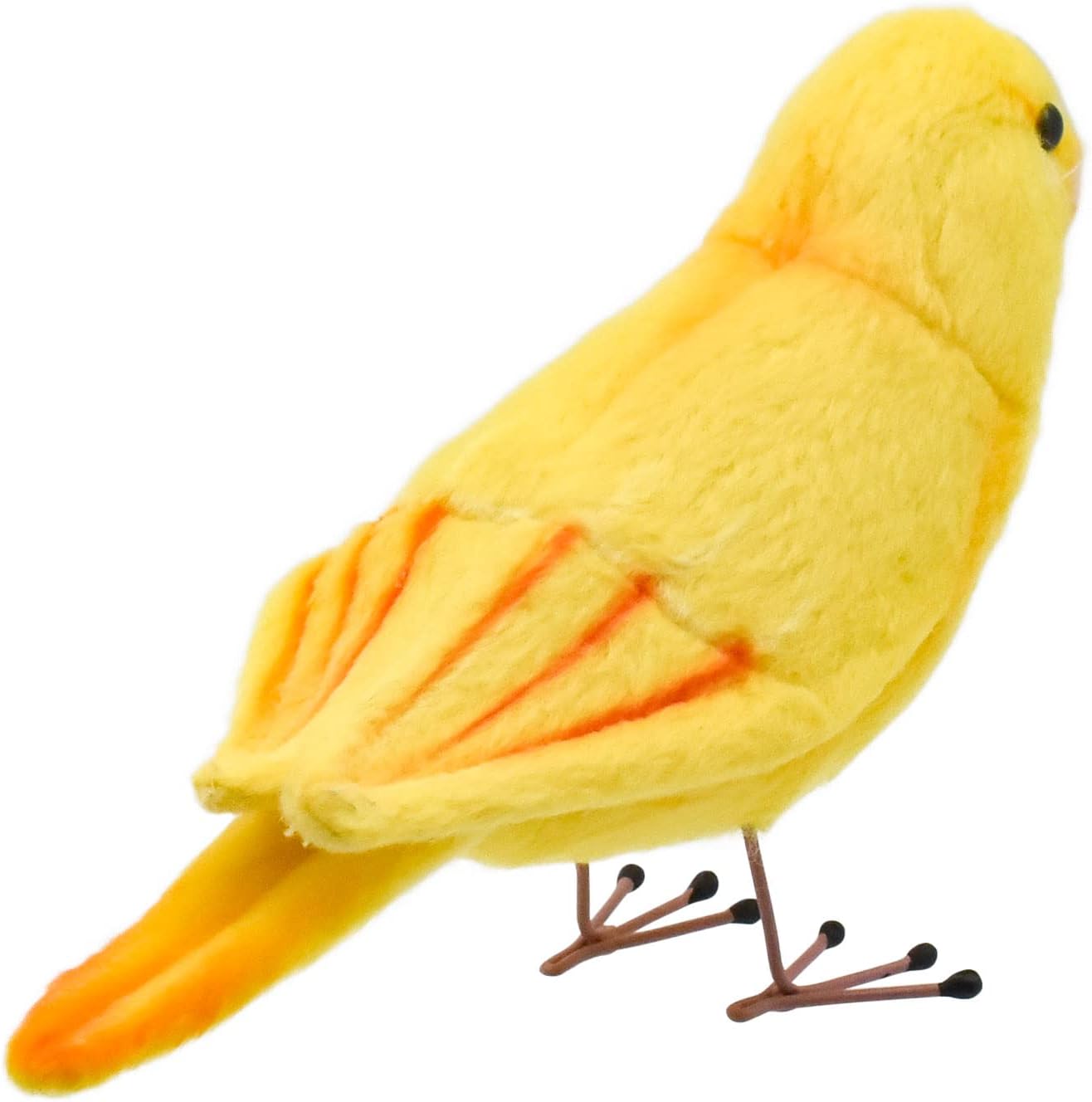 Detalle de Hansa BH7643 カナリア9 鳥のぬいぐるみ イエロー・アクリル素材