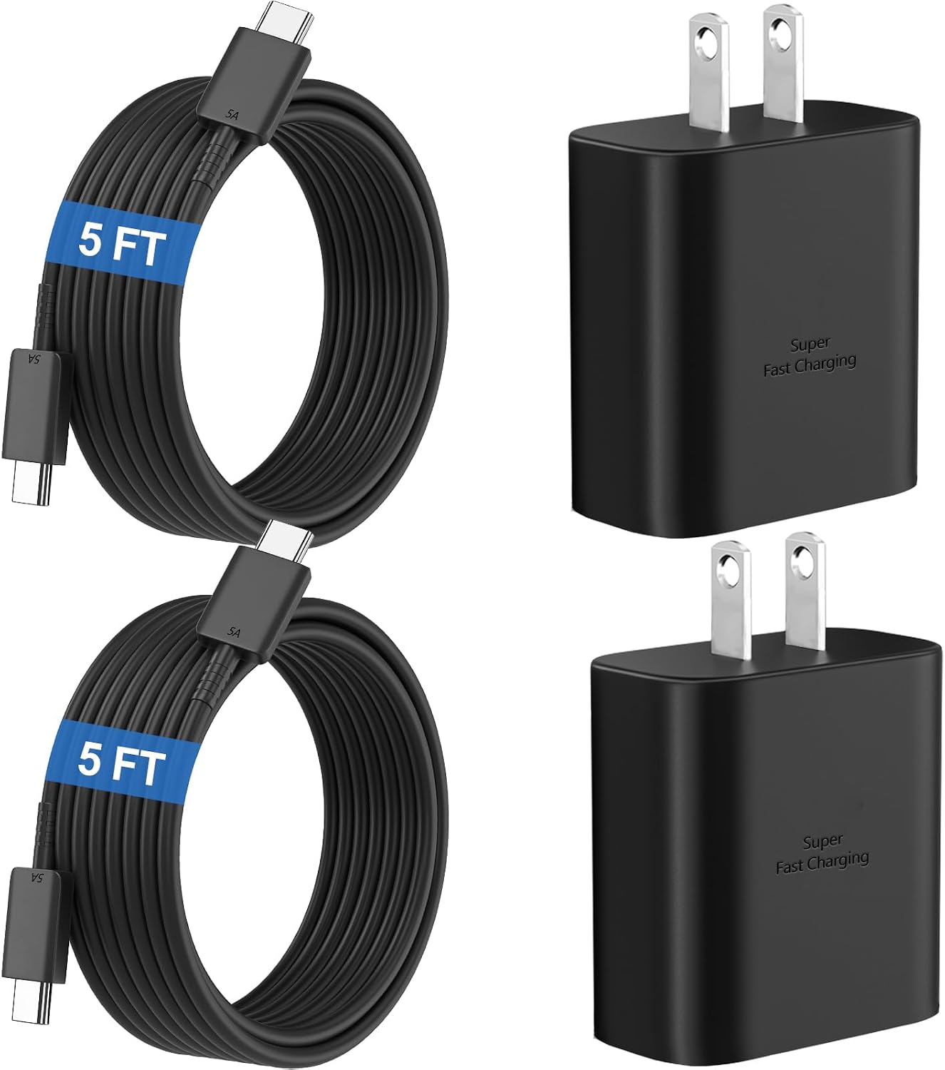 Thumbnail 6 de 45W Super Fast Charger USB C Android Phone Type C Charger Kit with 6.6ft Cable (Orange)