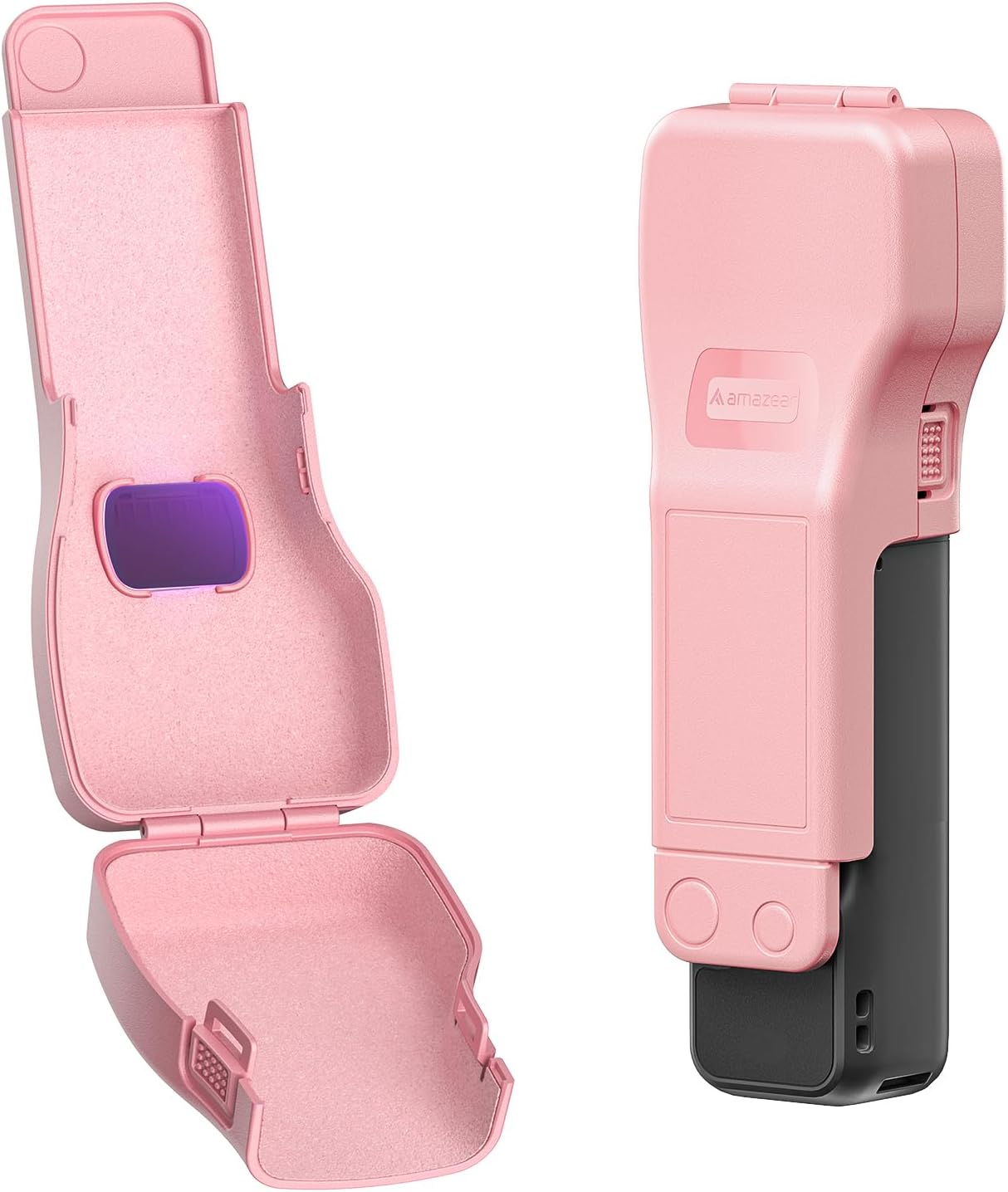 Detalle de AMAZEAR Pocket 4/3 Hülle – Gimbal- und Display-Schutz für DJI Osmo Pocket 4/3 (Hellrosa)