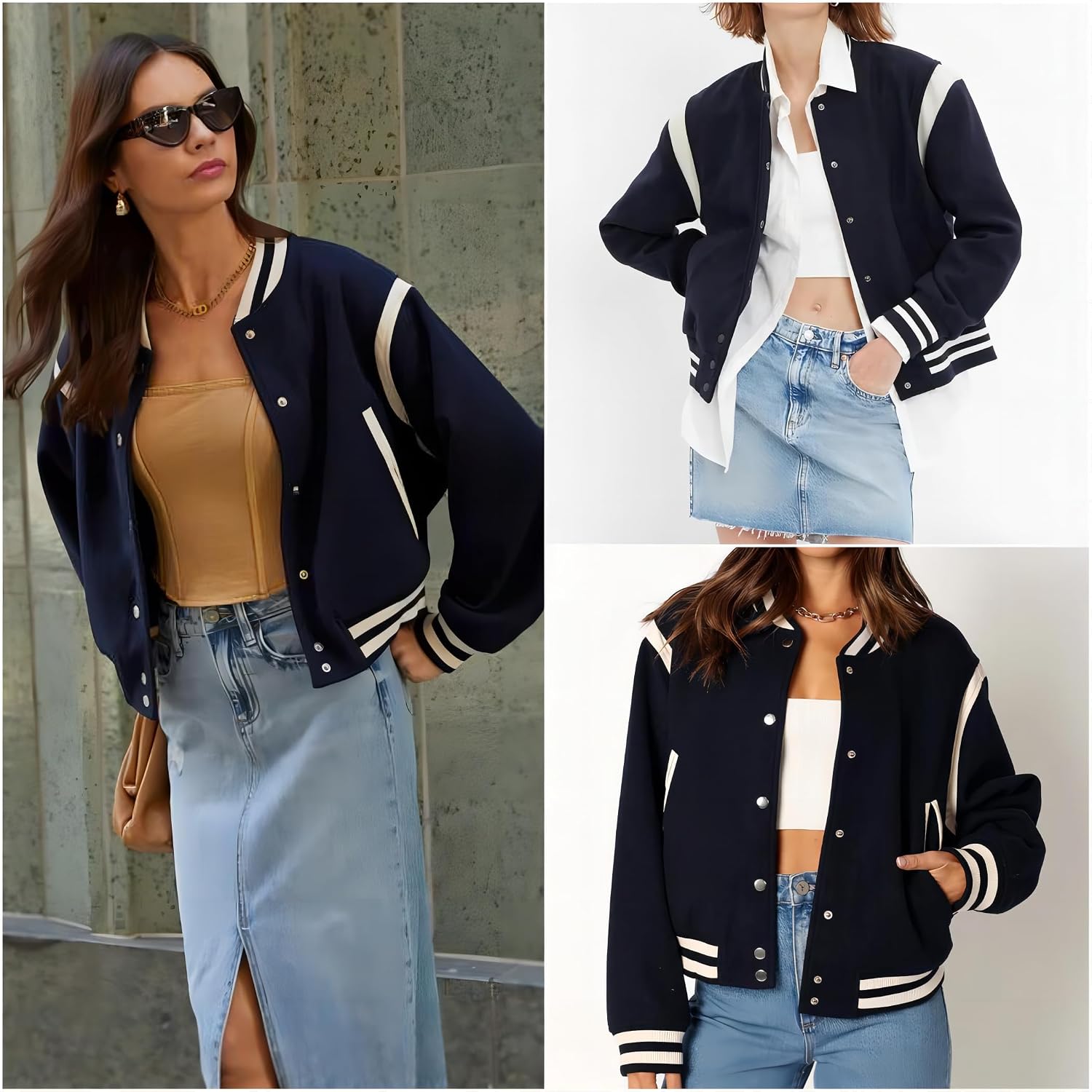 Thumbnail 4 de Zeagoo Bomber Jacket Women Lightweight 2026