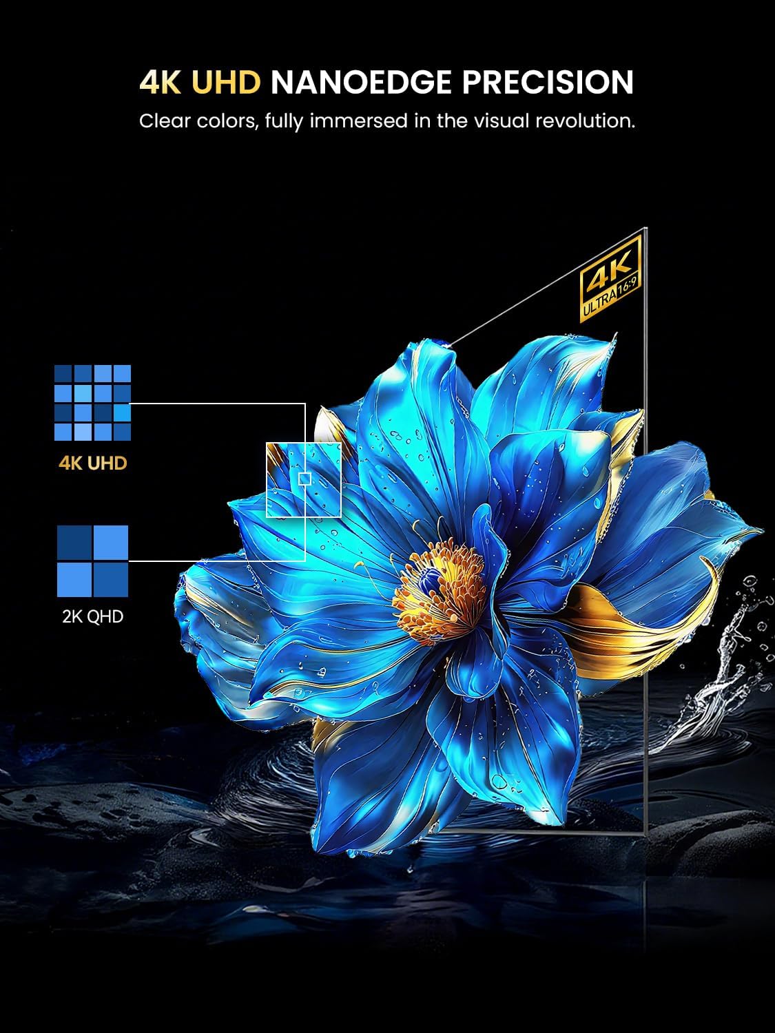 Thumbnail 2 de UPERFECT OLED Portable Monitor 4K 13,3 Zoll (3840 x 2160) – 150% sRGB, 500 Nits, 100.000:1 Kontrast