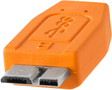Detalle de Tether Tools TetherPro USB-C-auf-USB-3.0-USB Orange – Kabel 4,6 m