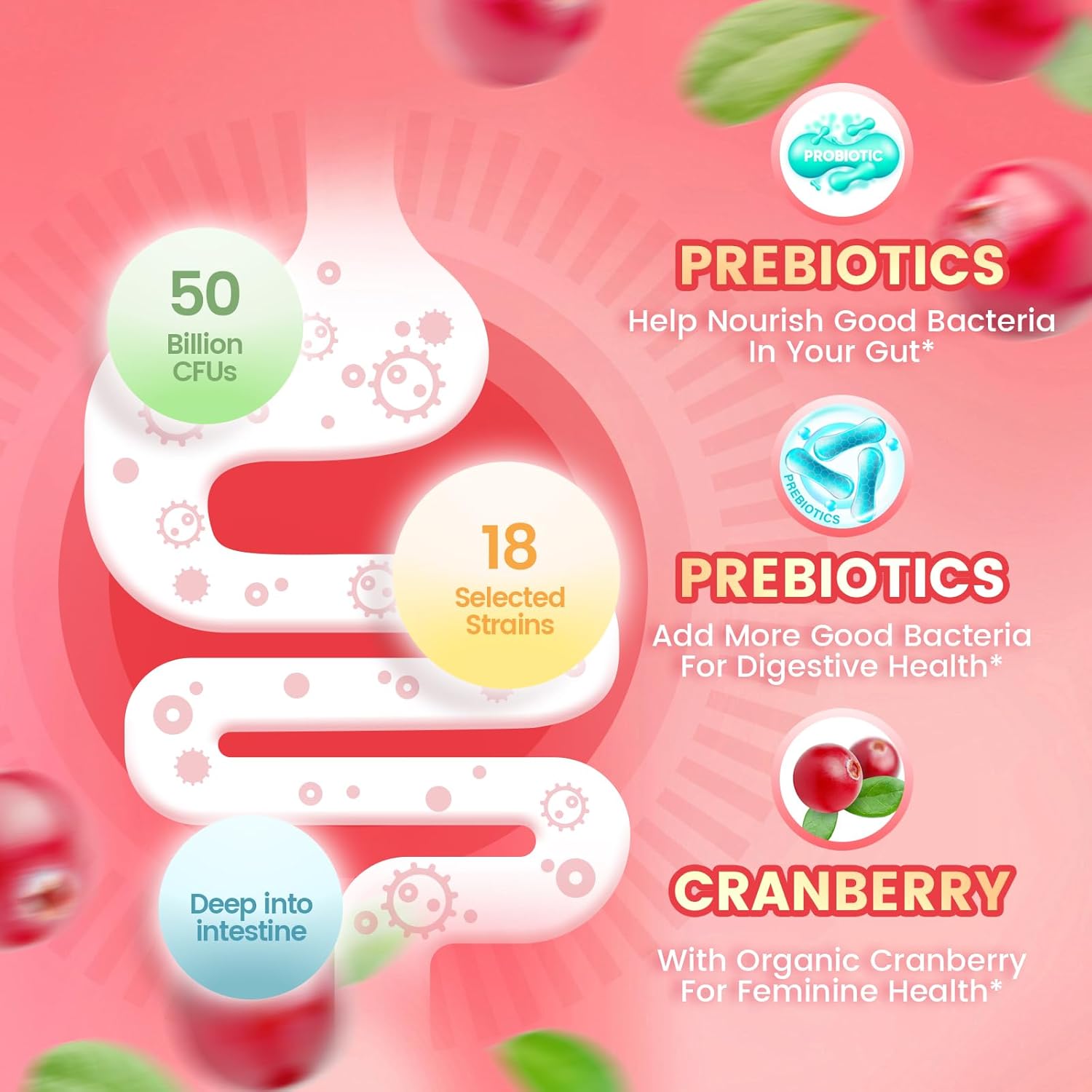 Detalle de VivoNu Vaginale Probiotika Gummies für Frauen 60