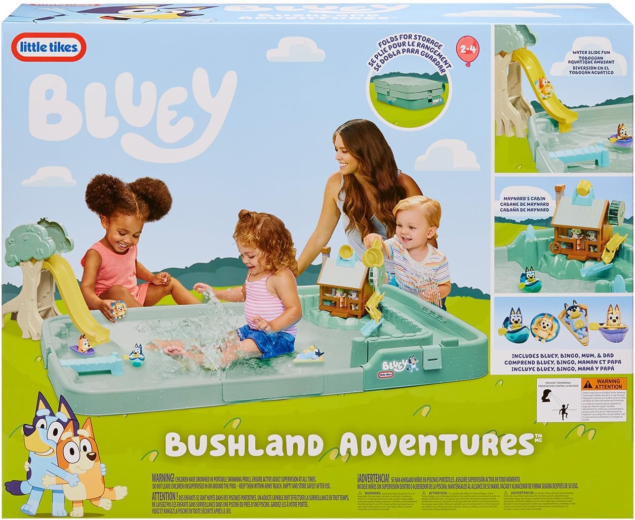Thumbnail 6 de Little Tikes Bluey Bushland Adventure – Wasserspielset mit 6 Zubehörteilen für 2–4-Jährige