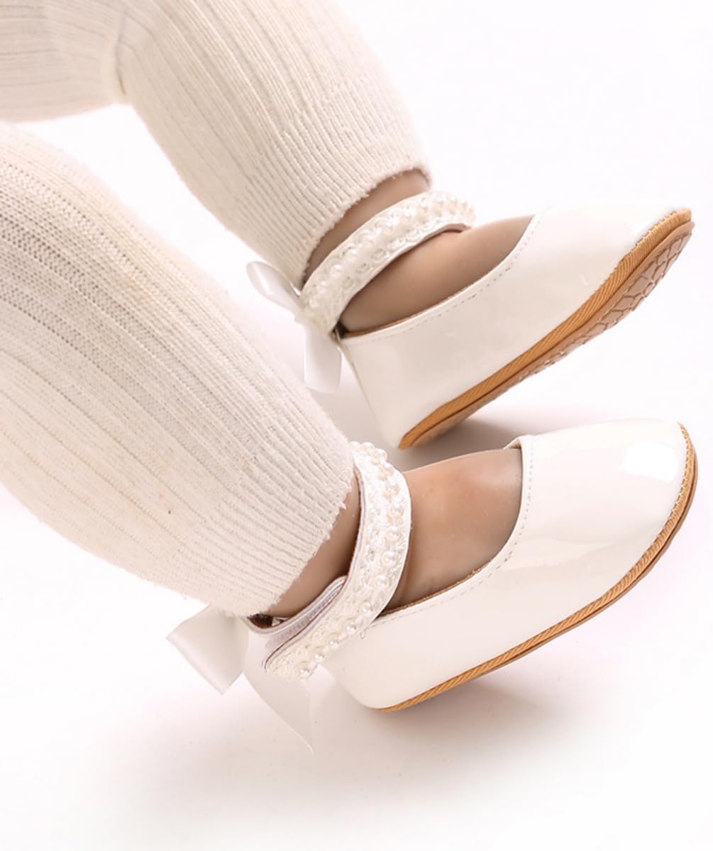 Detalle de LAFEGEN Baby Girl Mary Jane Shoes in PU Leather
