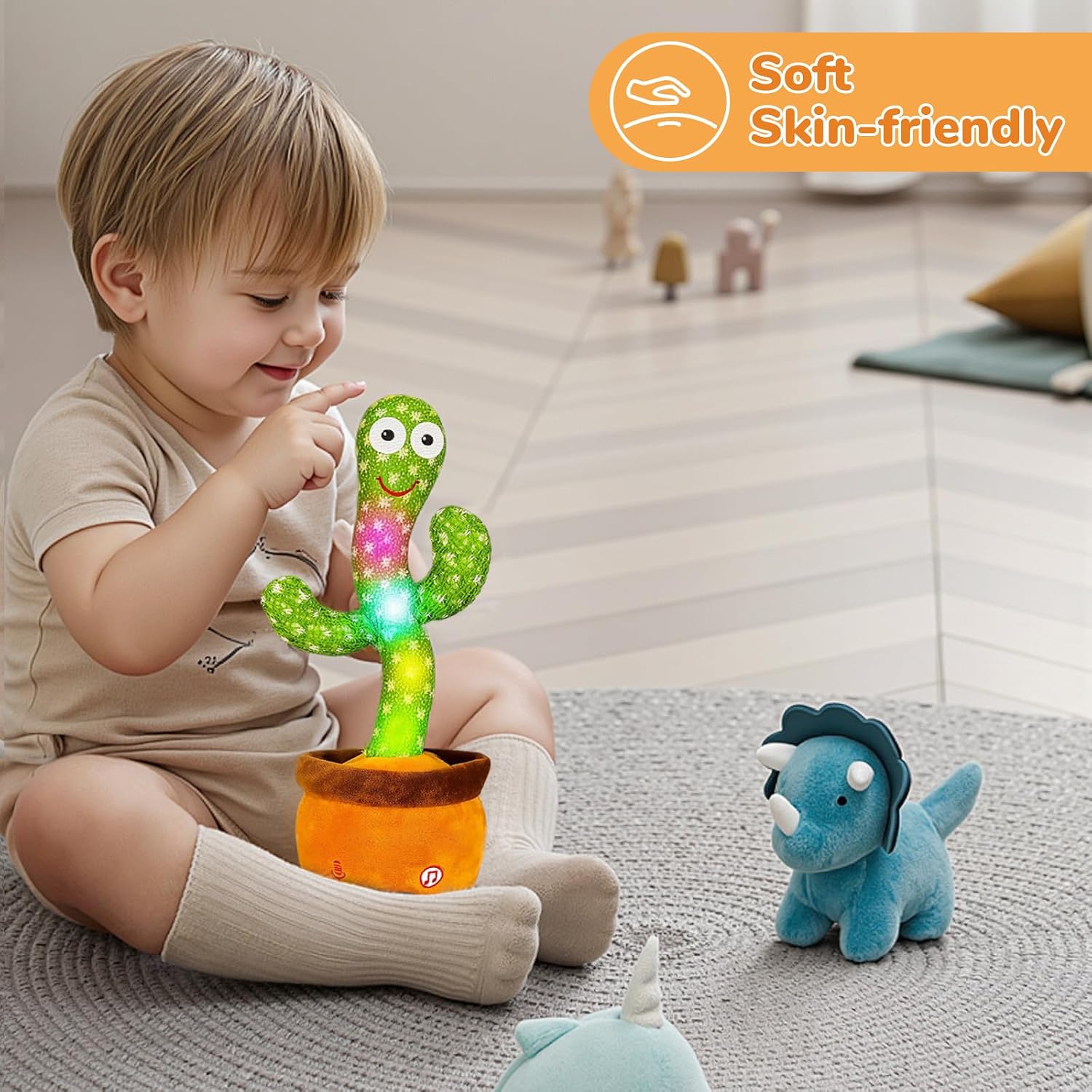 Thumbnail 5 de MILEGI Dancing Singing Cactus Toy 120 Songs 🎵