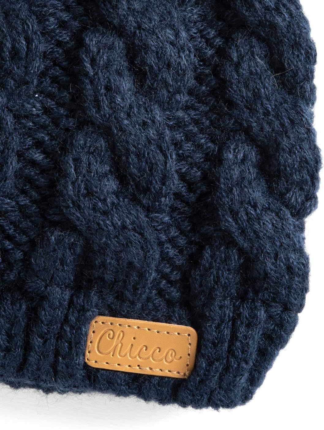 Thumbnail 3 de Chicco Set bonnet et gants en tricot de coton — accessoires hiver bébé garçon et fille, design italien