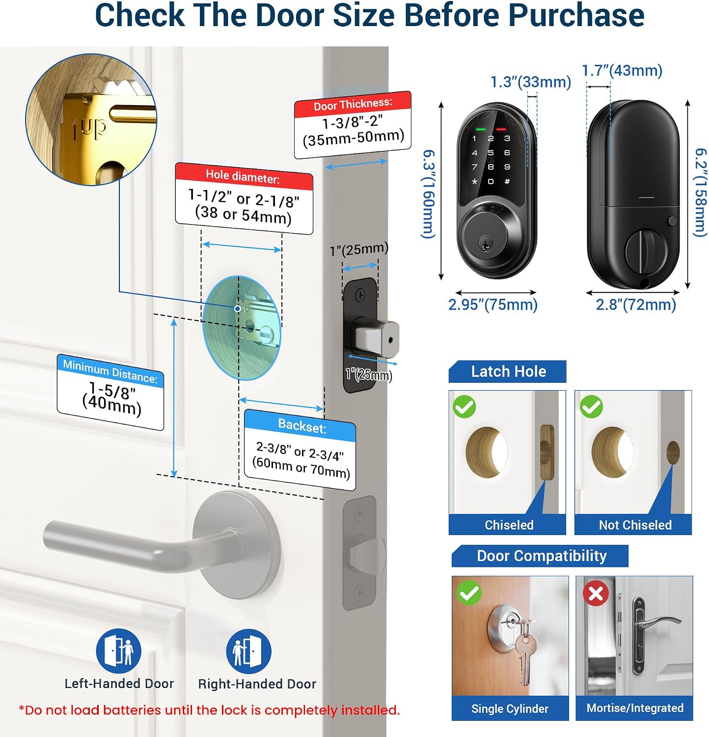 Detalle 2 de Veise Smart Lock RZ06