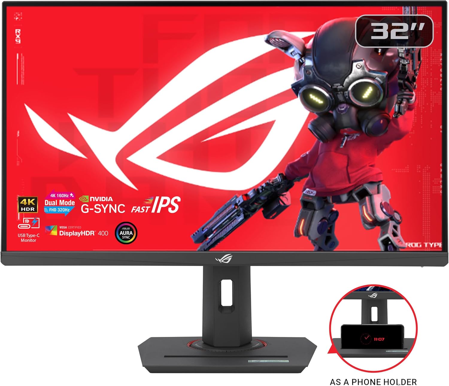 Thumbnail 1 de ASUS ROG Strix XG32UCG 32" 4K HDR Gaming Monitor