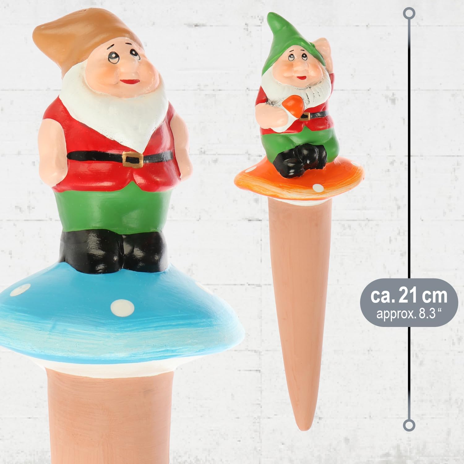 Thumbnail 6 de COM-FOUR® 3x irrigazione automatica per piante d'appartamento con coni di argilla