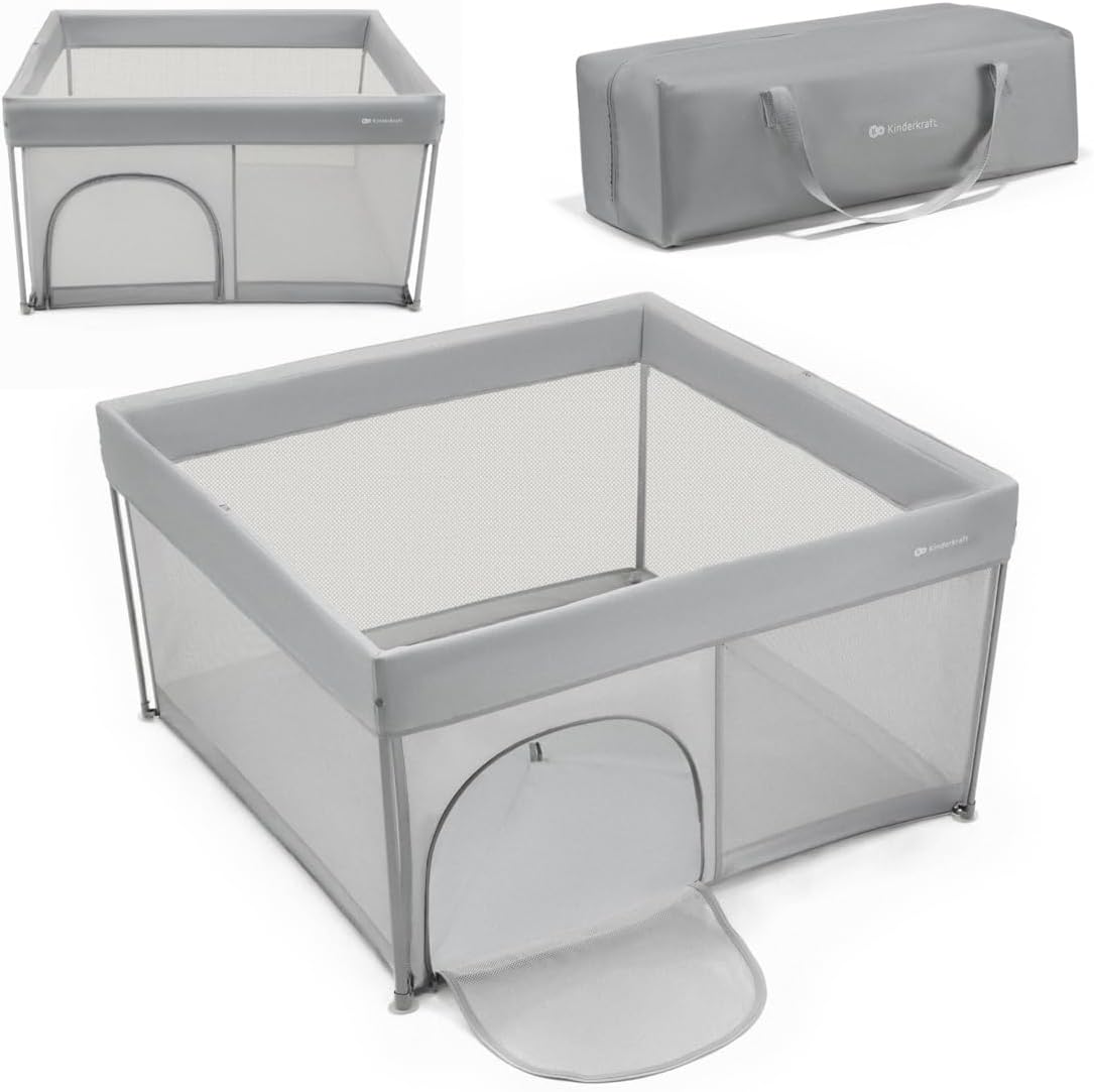 Detalle 1 de Kinderkraft ZIKI Foldable Playpen for Babies and Toddlers