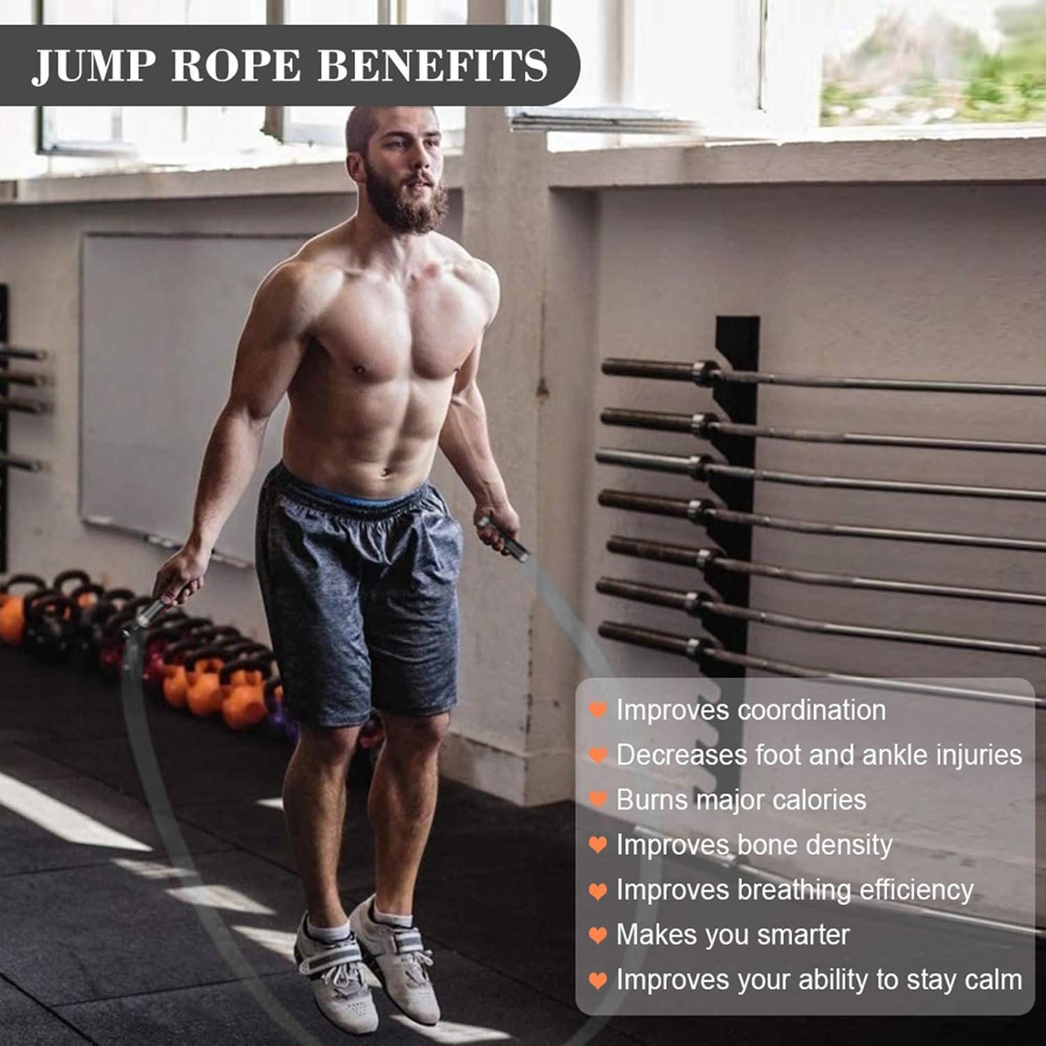 Thumbnail 4 de Redify Weighted Jump Rope 1 lb 🏋