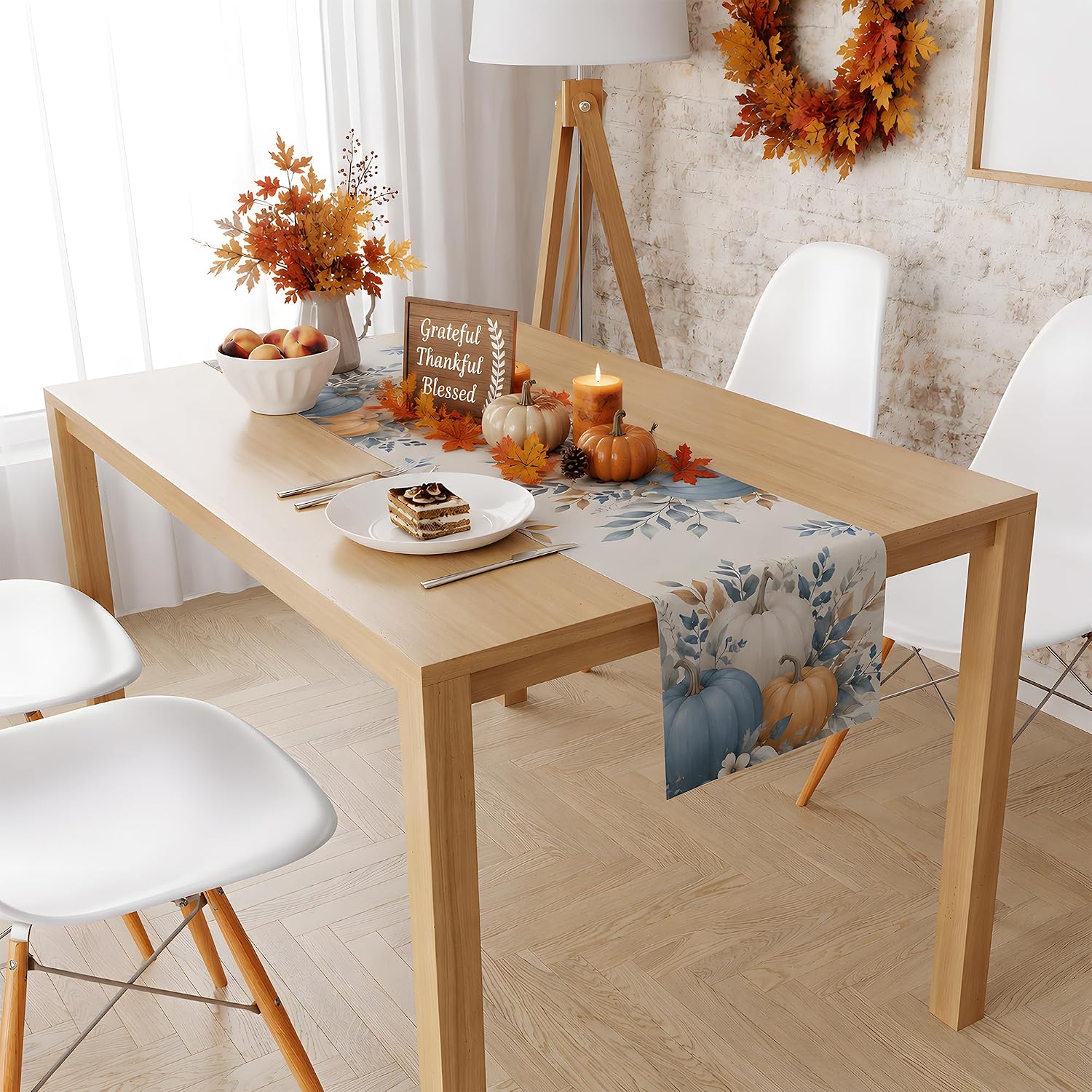 Thumbnail 4 de Fall Pumpkin Table Runner, Polyester