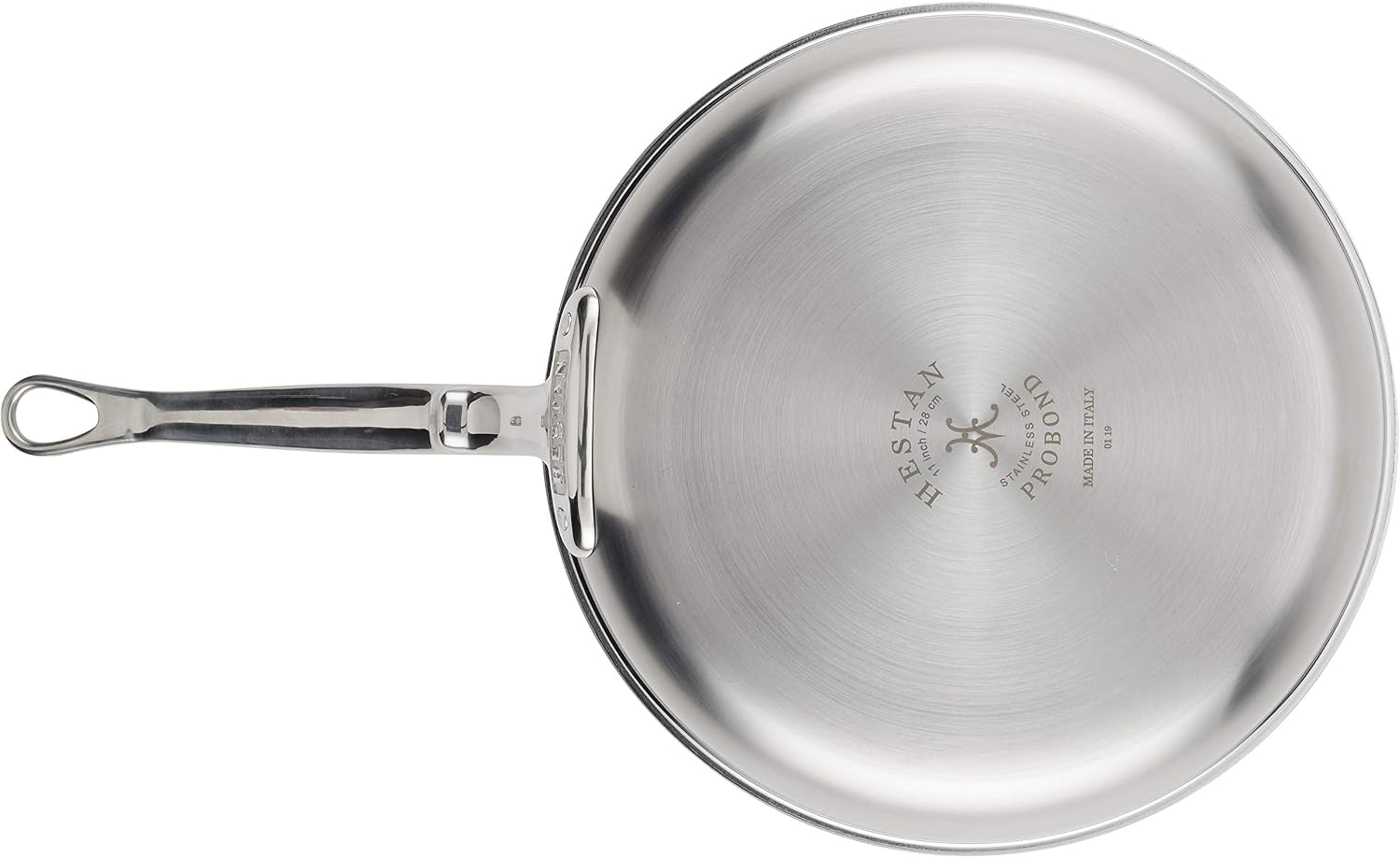 Detalle 2 de Hestan ProBond Forged 11-Inch Pro Clad Stainless Steel Frying Pan (Induction Compatible)