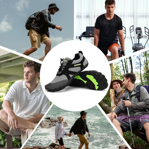 Thumbnail 1 de SAGUARO Barefoot minimalistas para training, trail y agua (Gris Nube) – Talla 45 EU