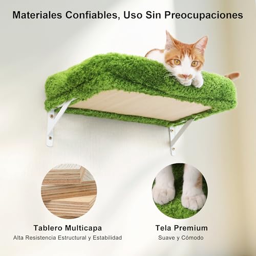 Thumbnail 4 de FUKUMARU Cat Wall Furniture Set 16-inch wall cat gym 🐱