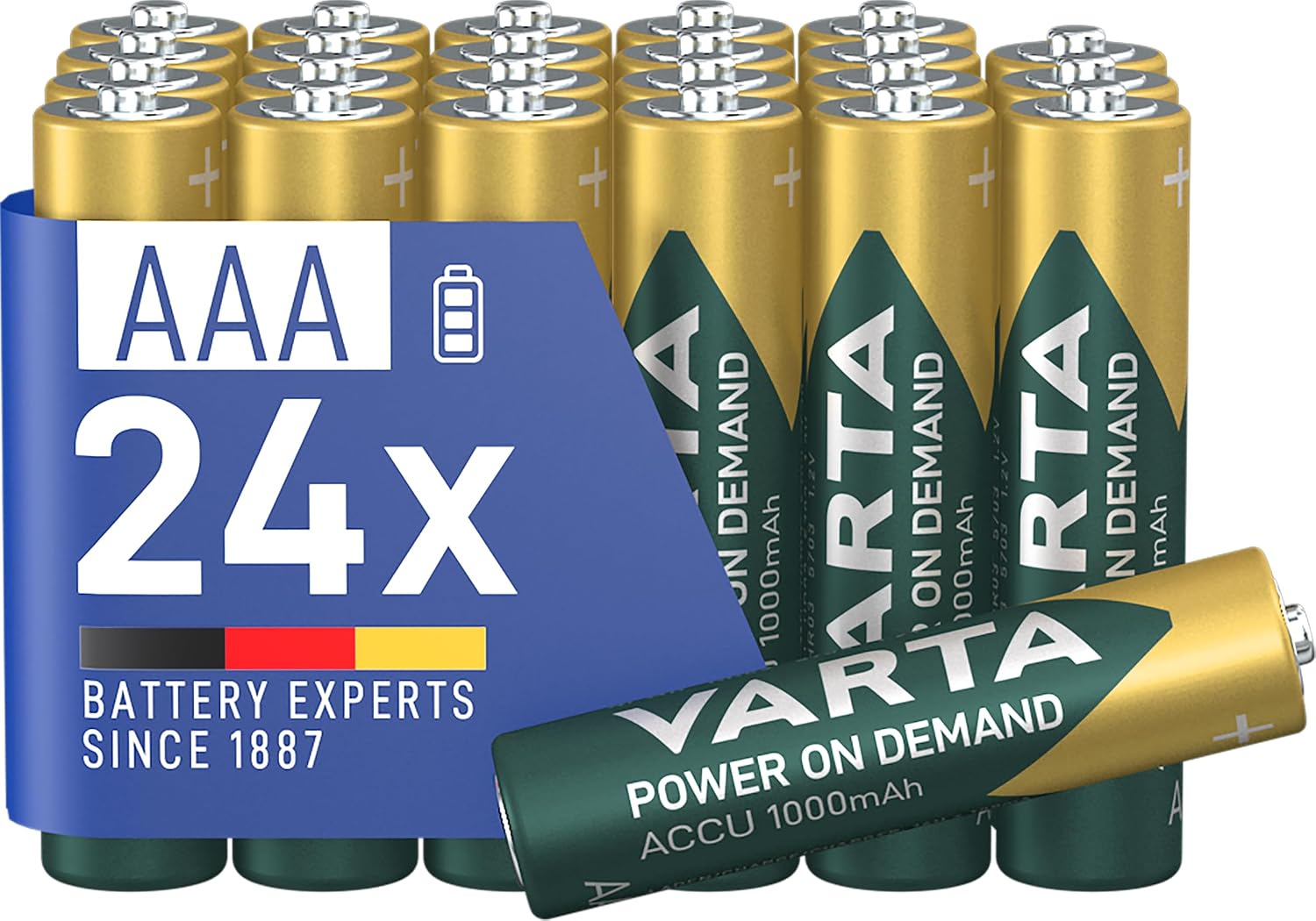 Detalle de VARTA Recharge Accu Power on Demand AAA 800 mAh – 4er-Pack