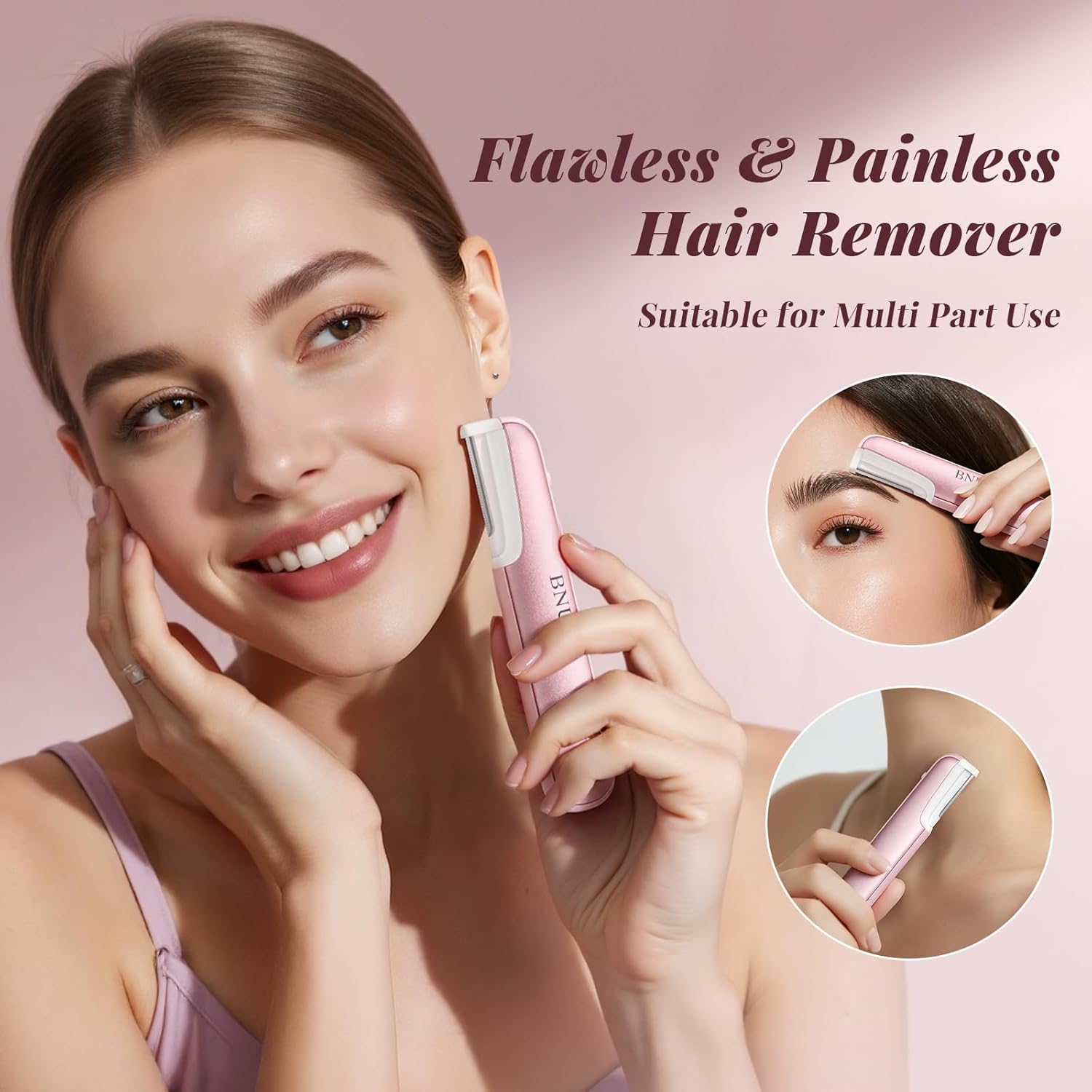 Detalle de BNU Dermaplane Razor 3-Speed Rechargeable 💄