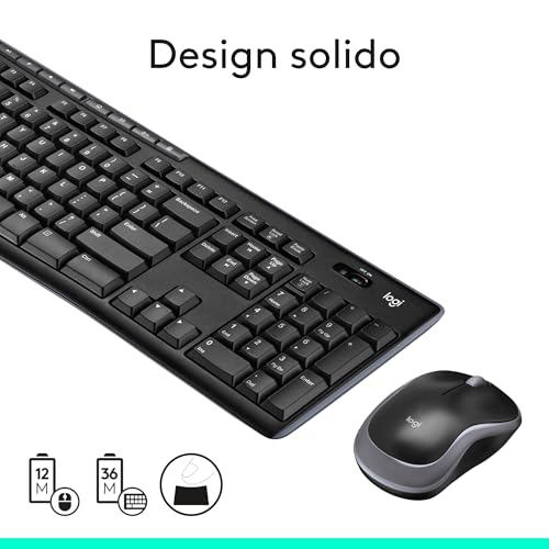 Thumbnail 6 de Logitech MK270 Combo tastiera e mouse wireless, QWERTY italiano, 8 tasti multimediali