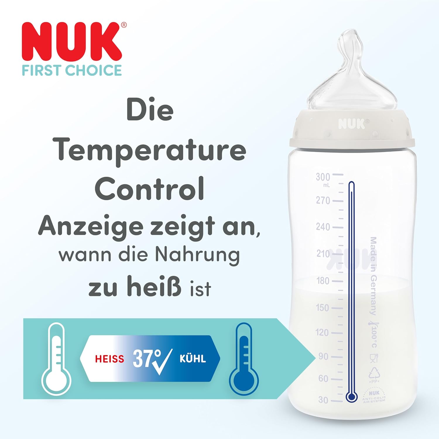 Thumbnail 4 de NUK First Choice Babyflaschen 300 ml