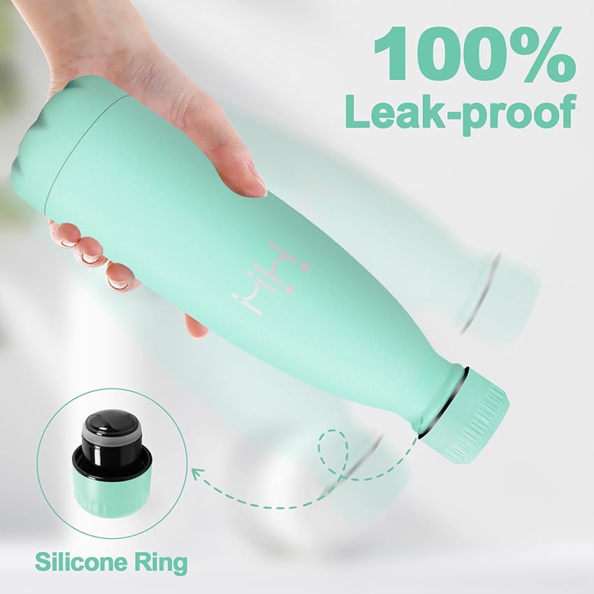 Detalle 2 de Botella Termica 500ml — termo de acero inoxidable doble pared