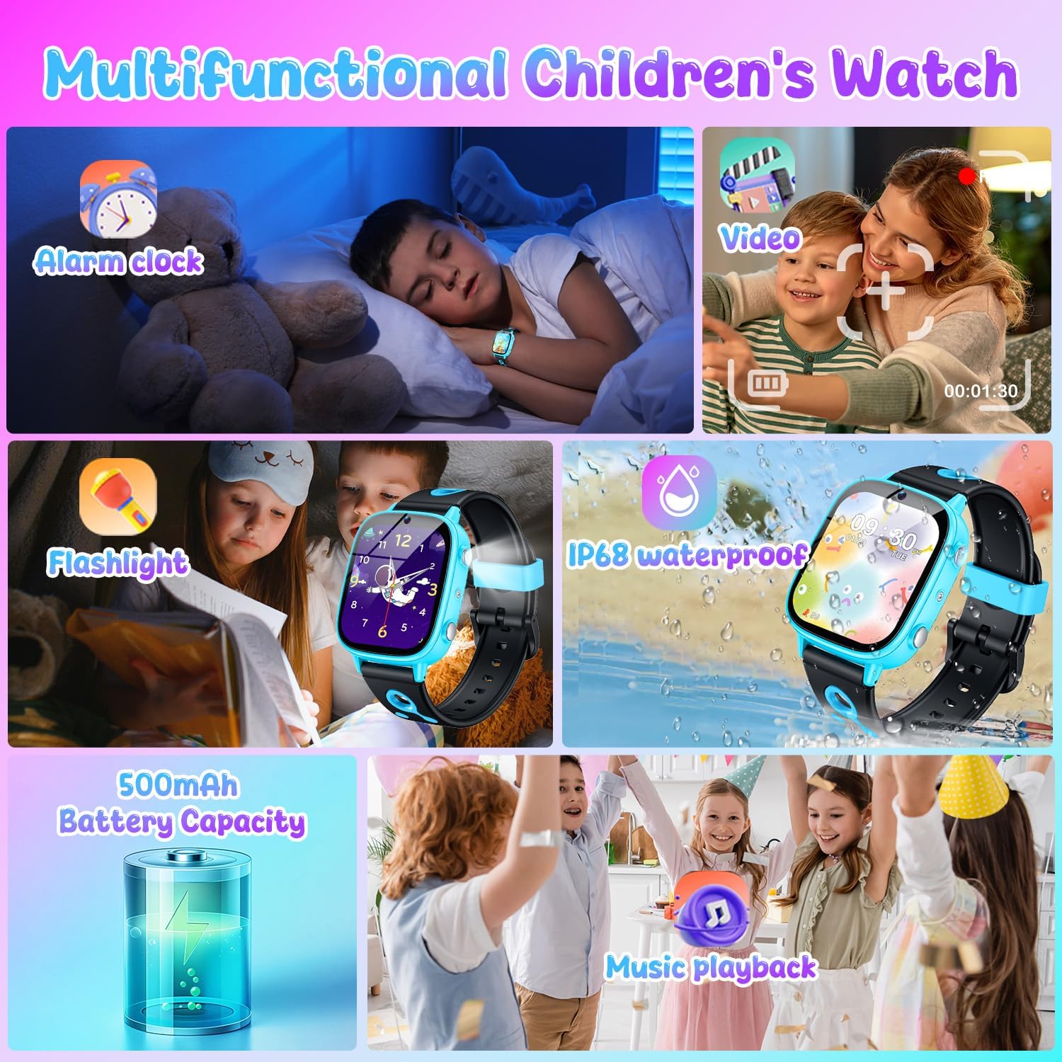 Detalle 1 de Smartwatch bambina con fotocamera 1,8