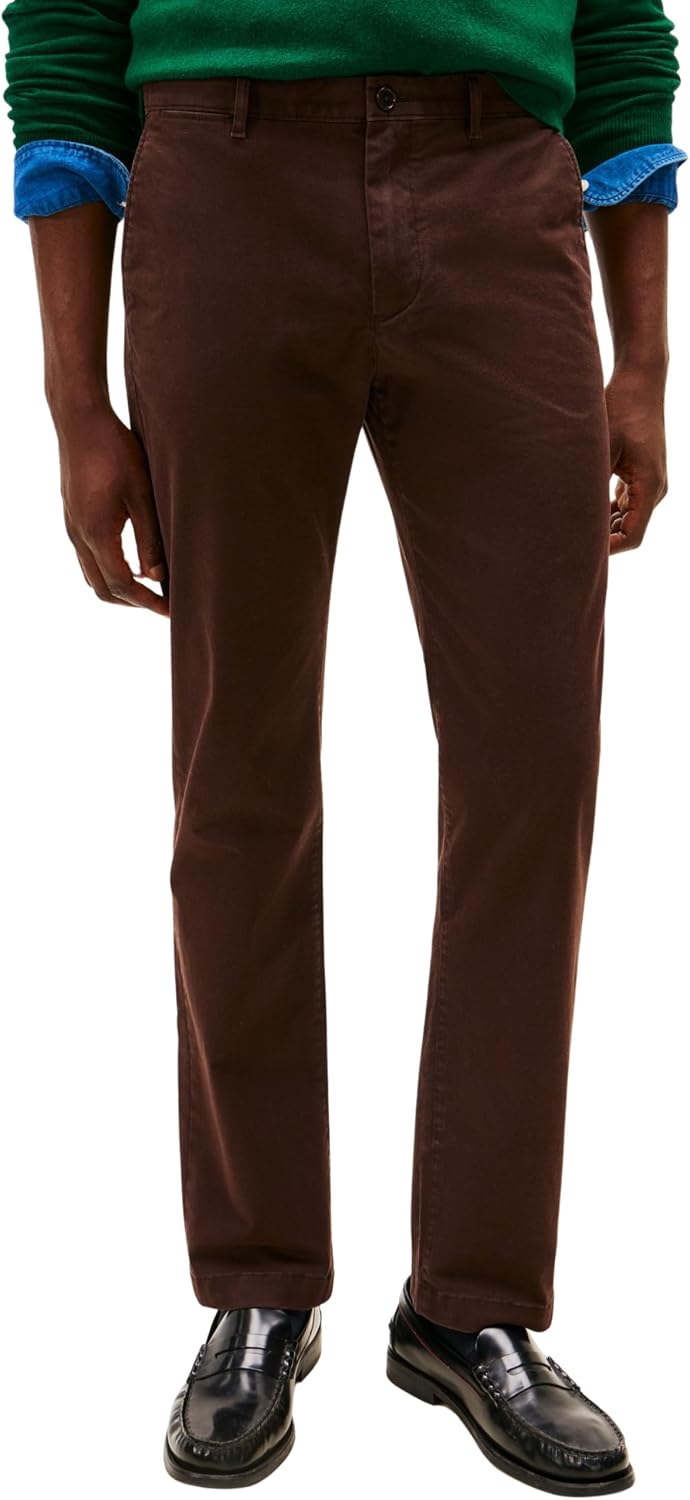 Thumbnail 6 de Tommy Hilfiger Men’s Core Denton Essential Twill Straight Fit Chinos (Black)