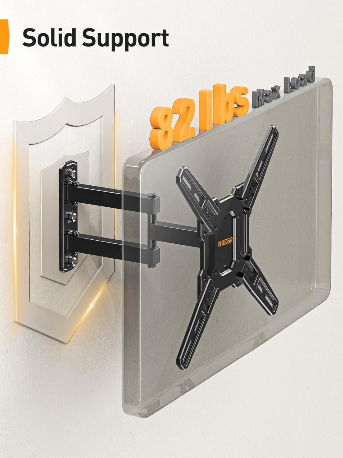 Detalle 2 de Perlegear PGMF3 TV Mount 82 lbs