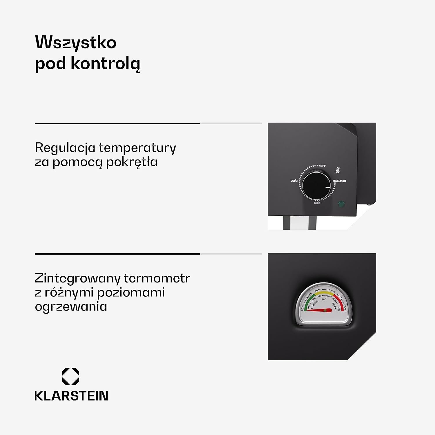 Detalle 2 de KLARSTEIN LaFiamma POV6-Kl-NA-E-BK elektrische pizzaoven, 2.200 W
