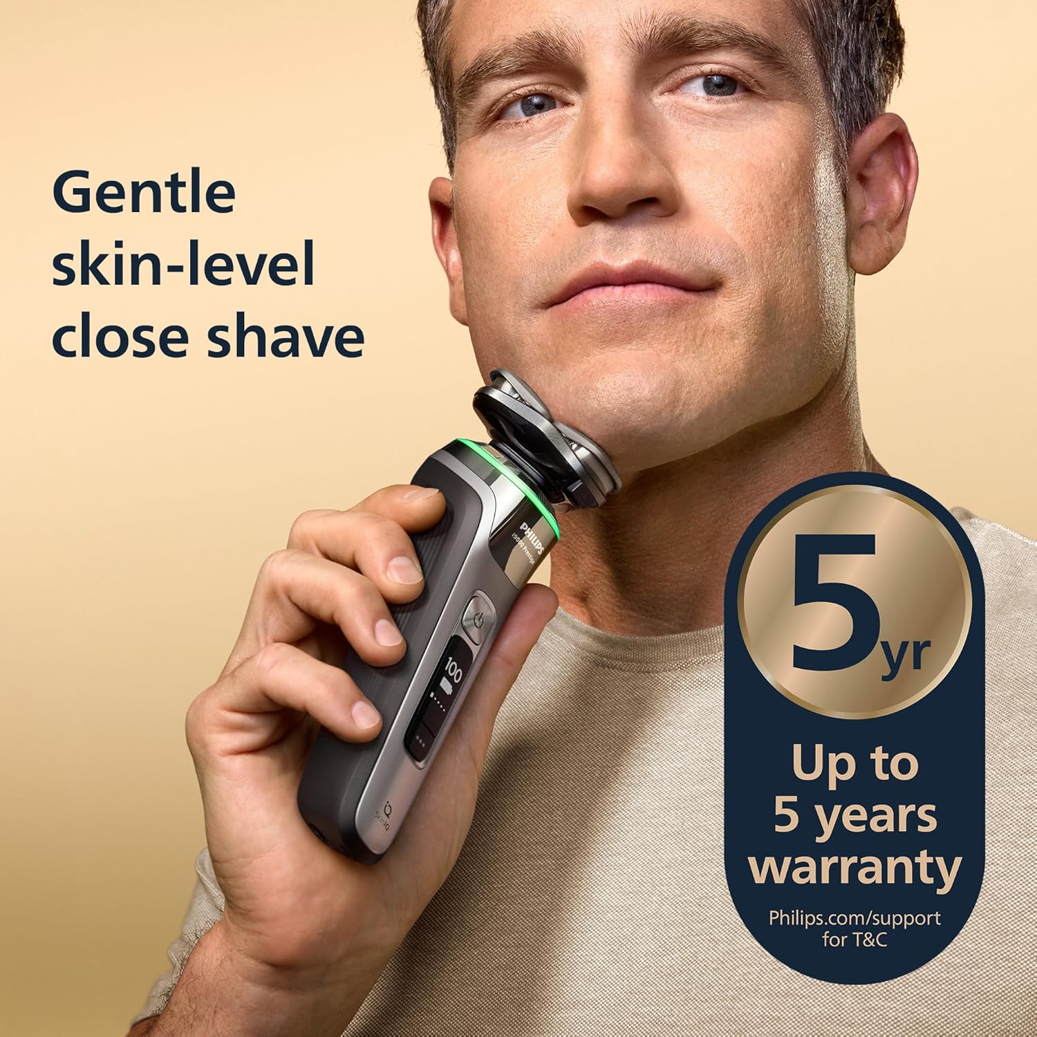 Thumbnail 1 de Philips Shaver i9000 Prestige (XP9202/33) Wet & Dry Electric Shaver with SkinIQ and Beard Styler