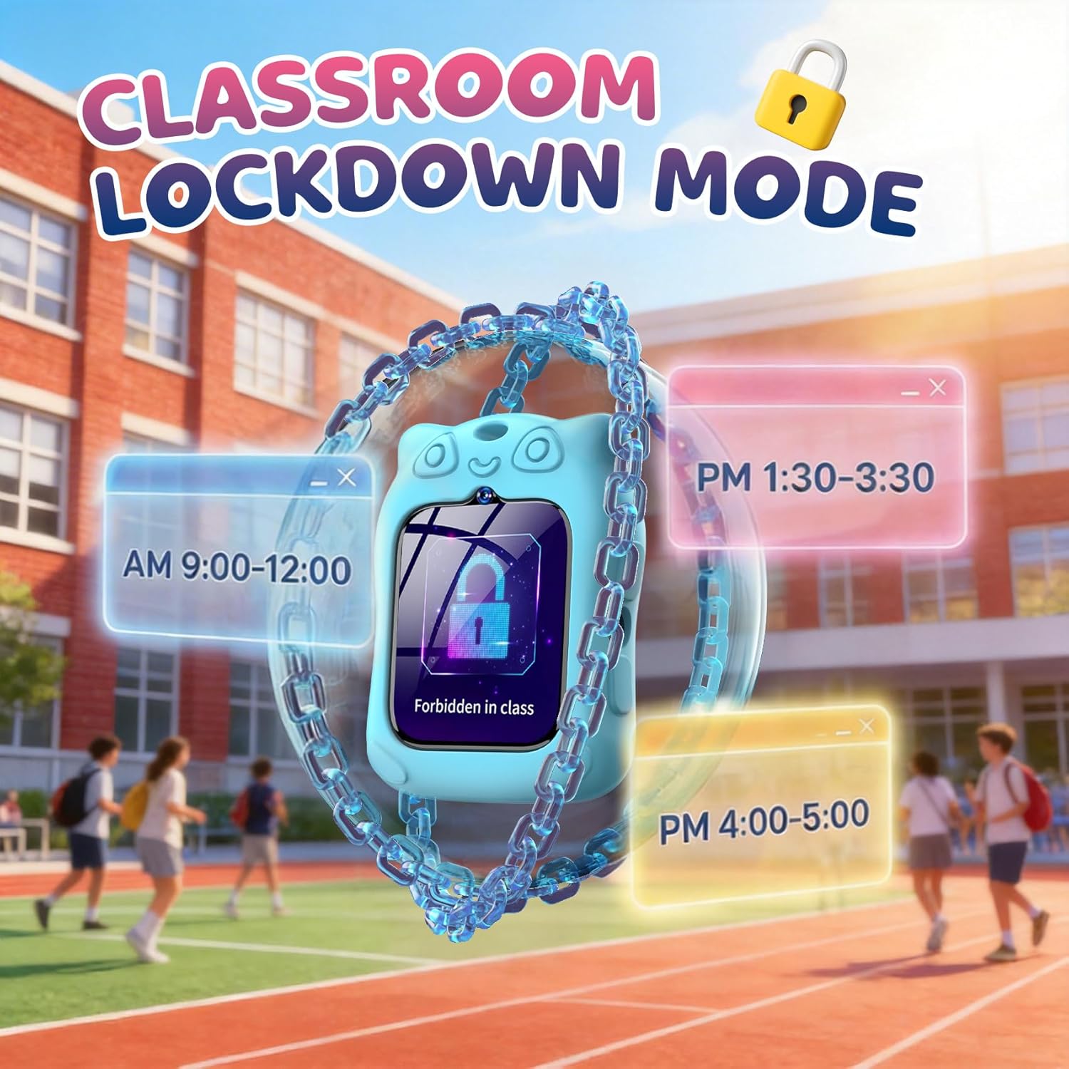 Thumbnail 4 de Blackview 4G Kids Smart Watch: GPS, SOS, Video Calls & Health Tracking