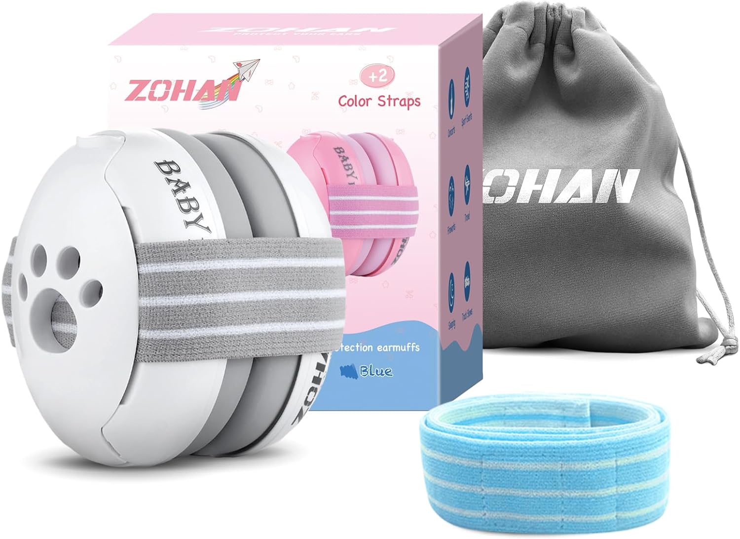 Thumbnail 6 de ZOHAN Baby Ear Defenders 0–36 Months – Noise Cancelling Headphones for Sleep, Travel and Sensory Protection