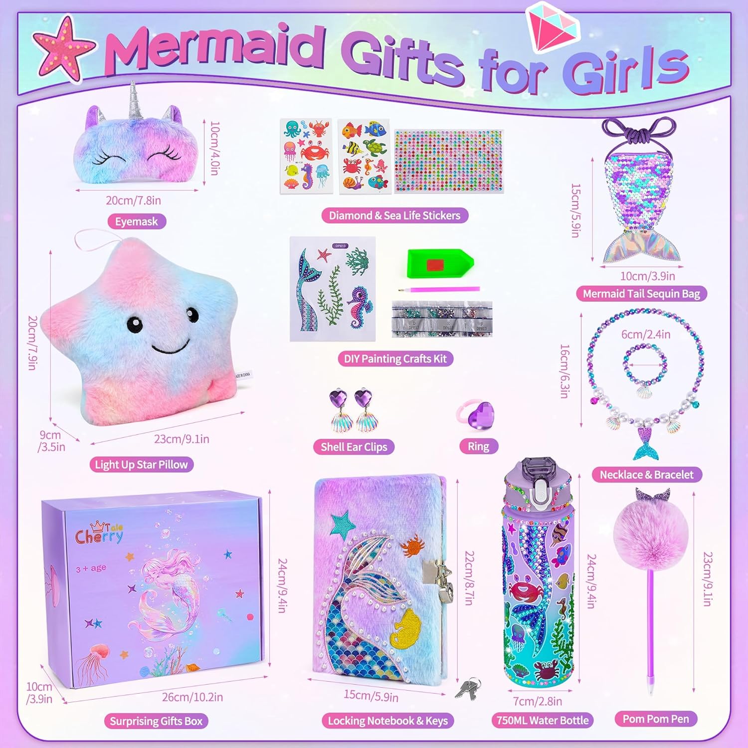 Thumbnail 1 de Cherry Tale Mermaid Toy Set 750 ml