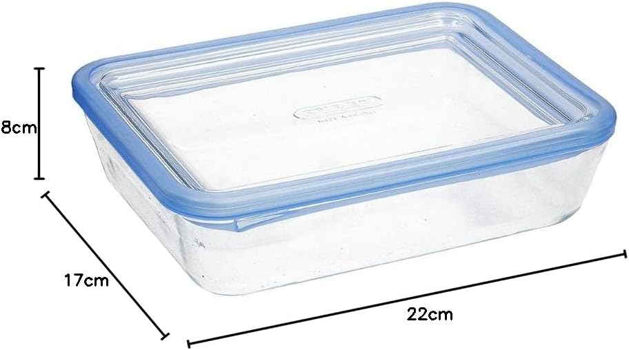Thumbnail 4 de Pyrex Pure Glass – boîte de conservation en verre avec couvercle hermétique, 1,5 L (22 x 17 x 8 cm)