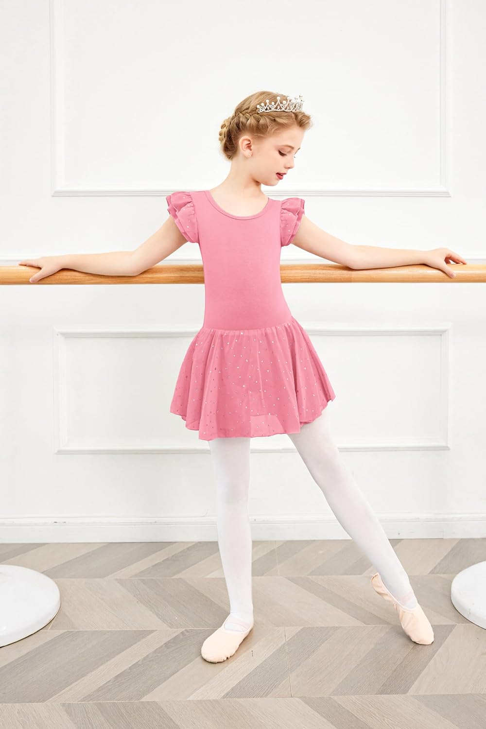 Detalle 2 de Arshiner Robe de ballet enfant 2 à 10 ans