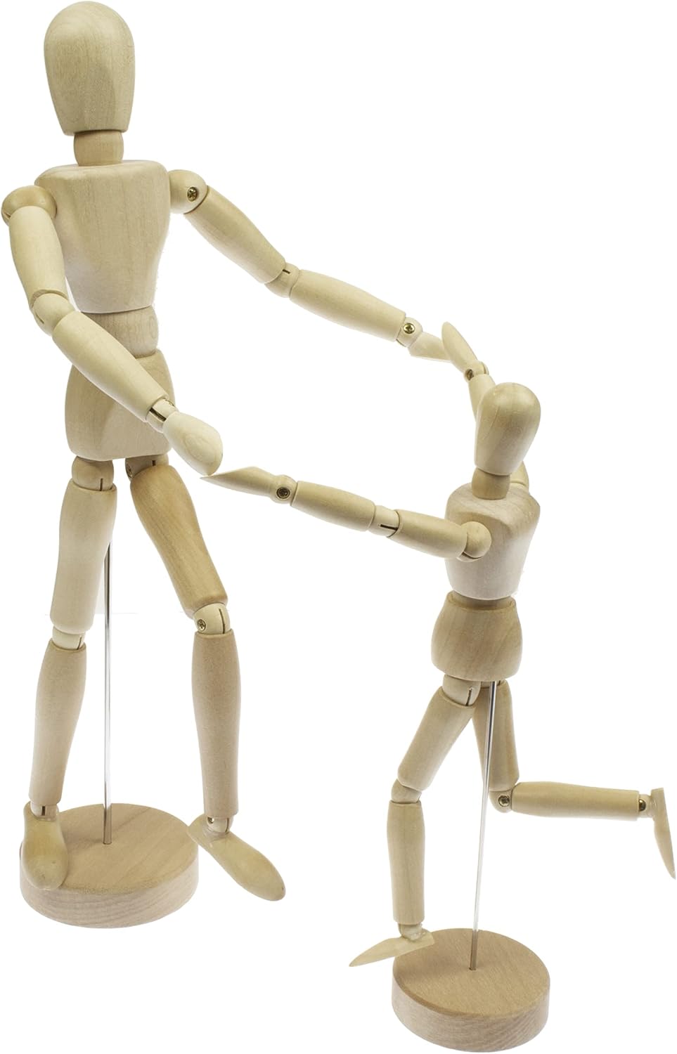 Detalle de Mannequin articulé flexible en bois de buis Kangaro (30 cm)
