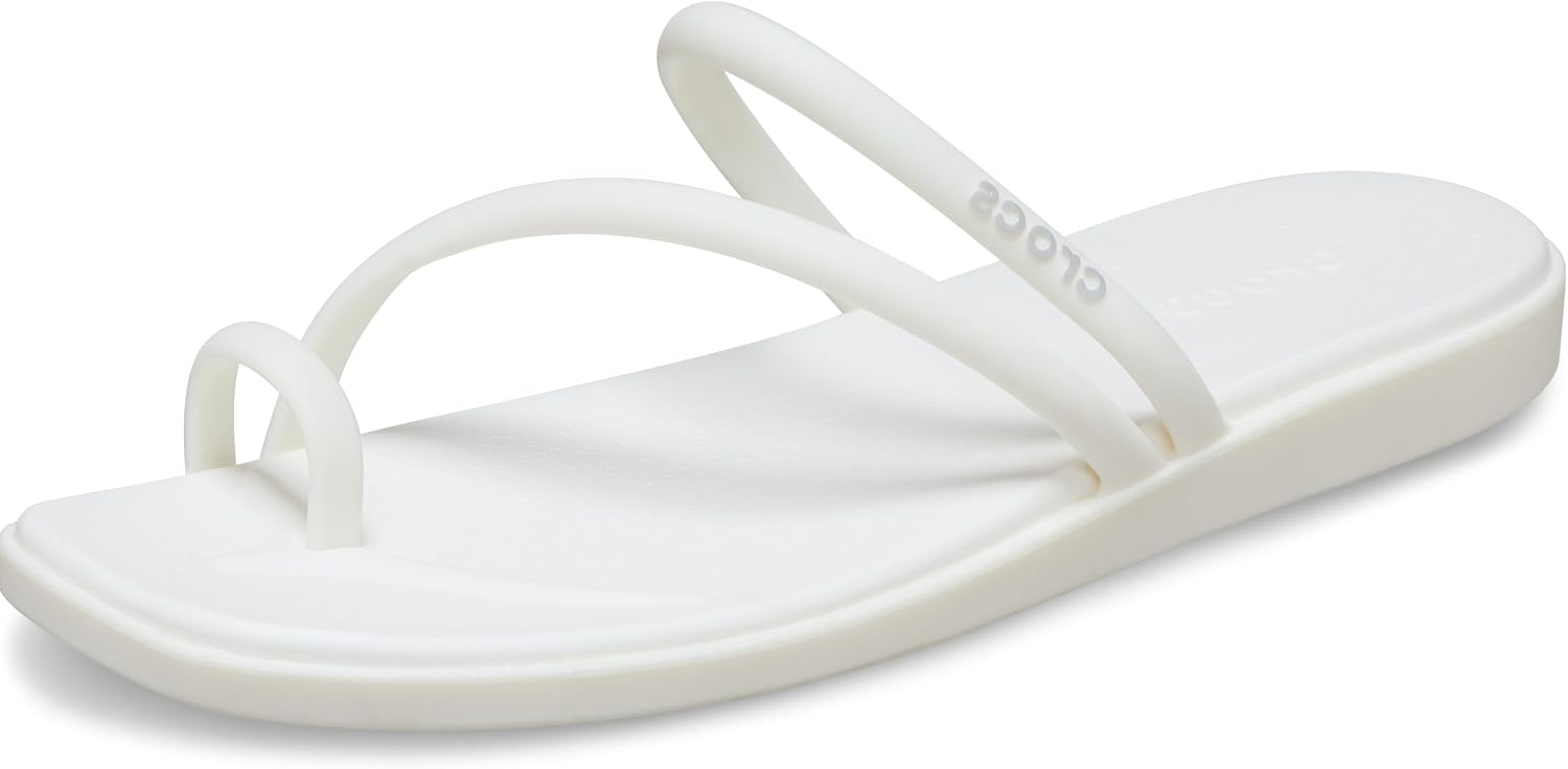 Thumbnail 6 de Crocs Women Miami Toe Loop Sandal in Cocoa Cream (UK 3)