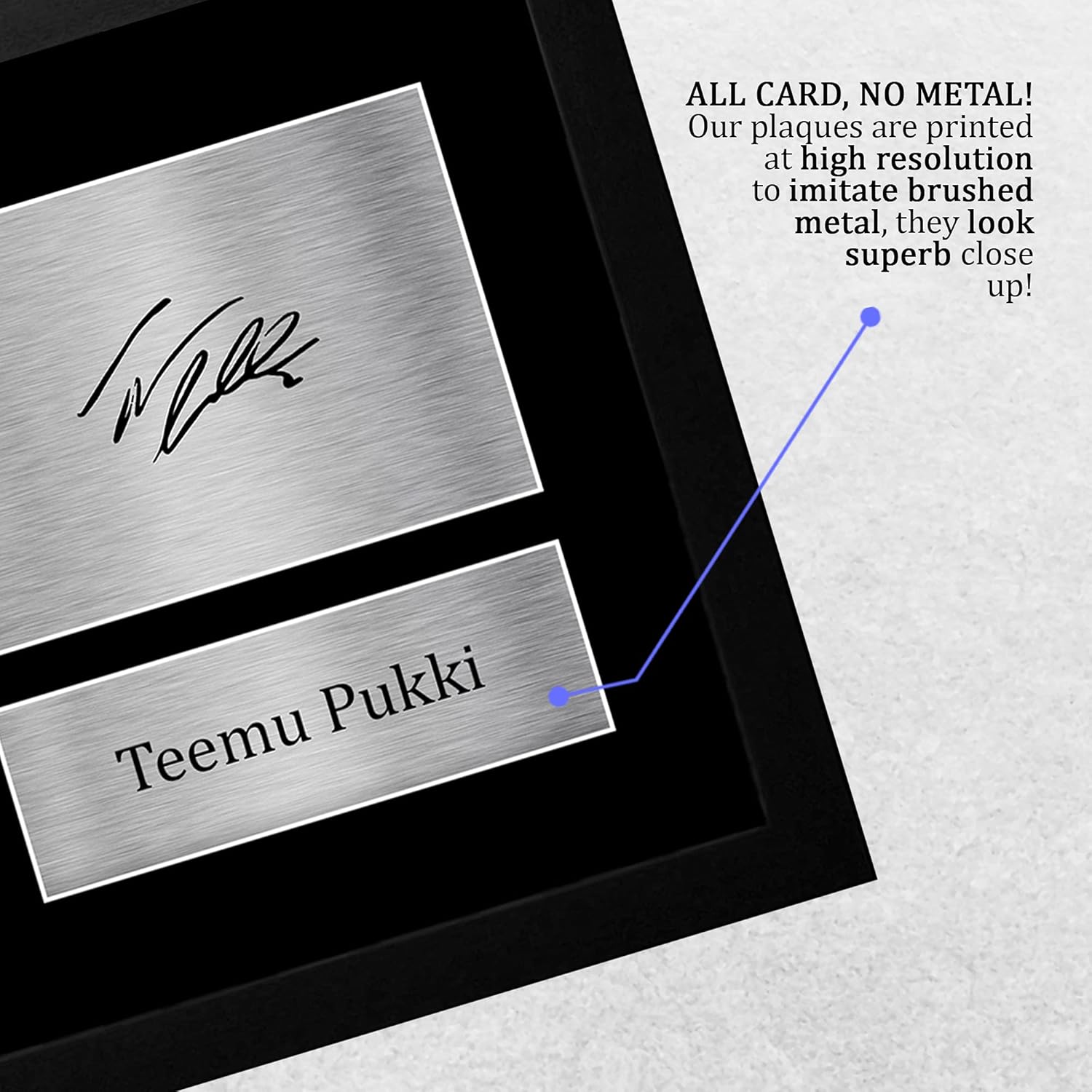 Thumbnail 4 de HWC Trading Teemu Pukki Norwich City framed autograph picture (A4)