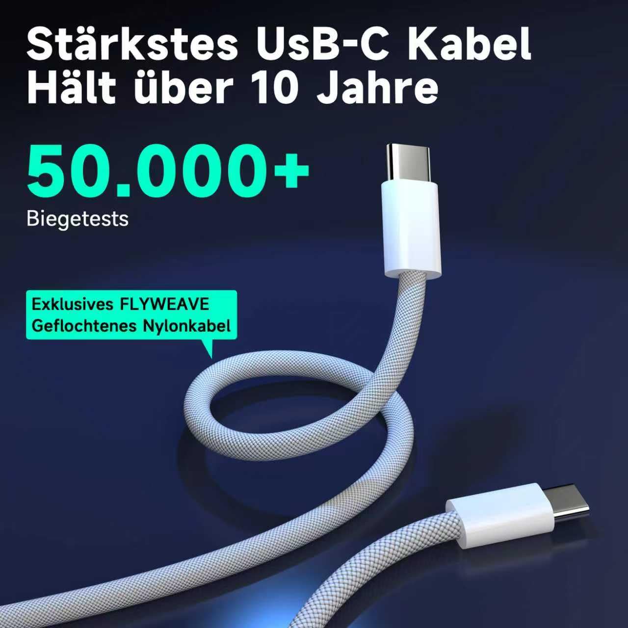Thumbnail 2 de 3Pack USB-C to USB-C Cable 1m for iPhone & MacBook Pro