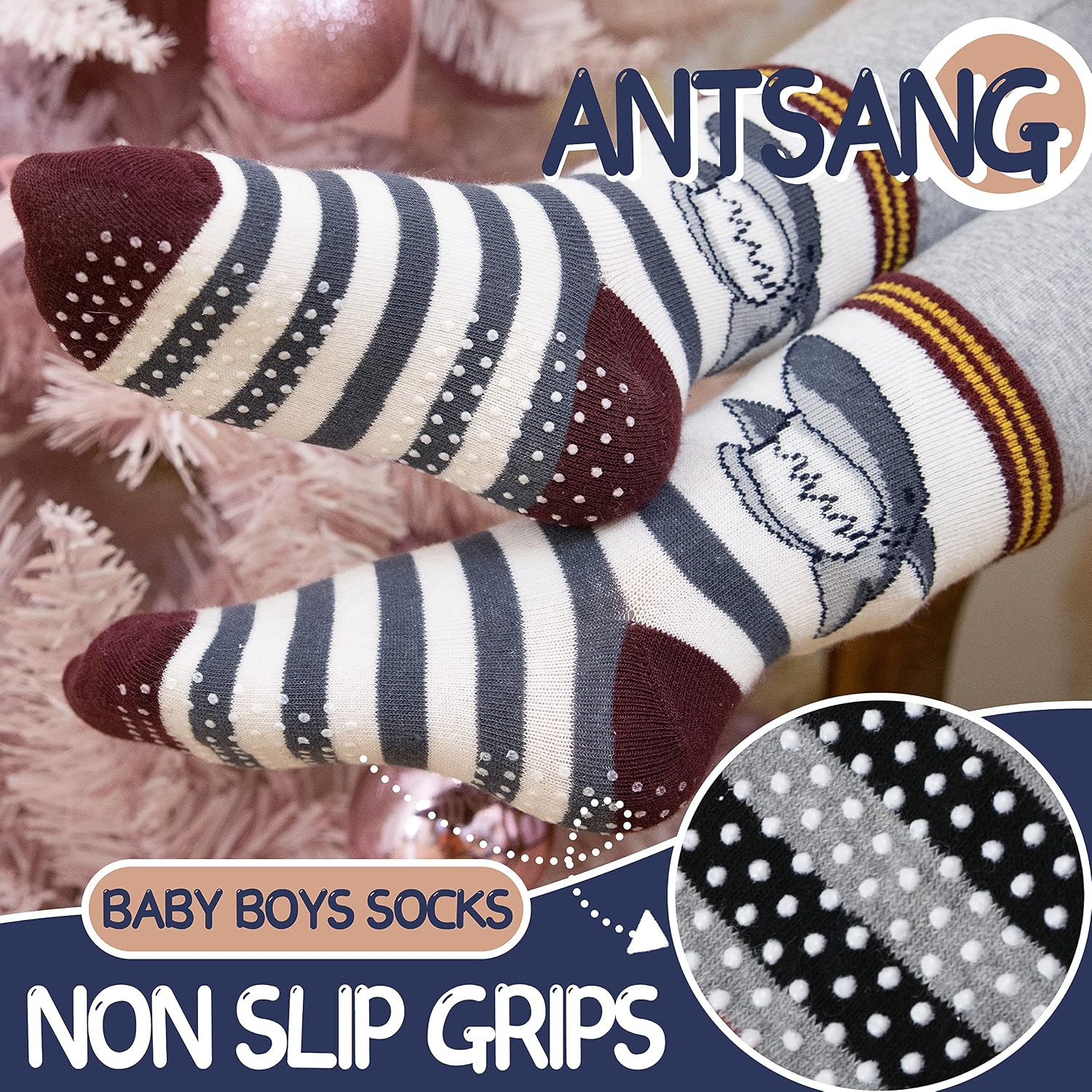 Detalle de ANTSANG Stoppersocken Kinder 12 Paar
