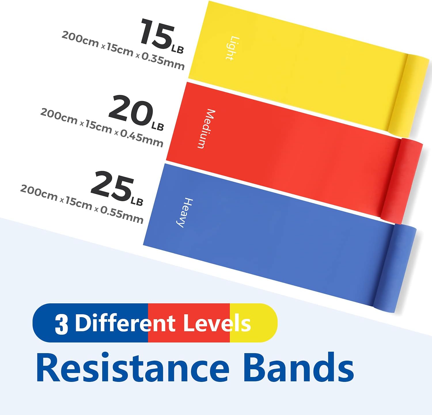 Thumbnail 1 de Suright Resistance Bands 2m, 3 Levels