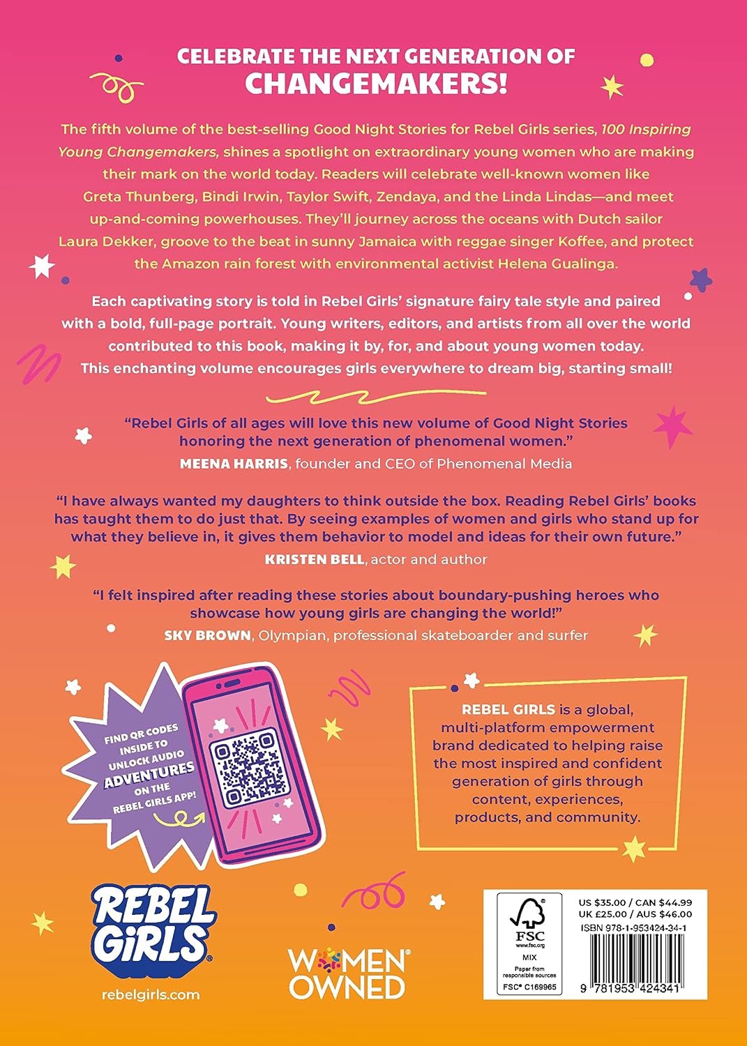 Detalle 2 de Good Night Stories for Rebel Girls: 100 Inspiring Young Changemakers