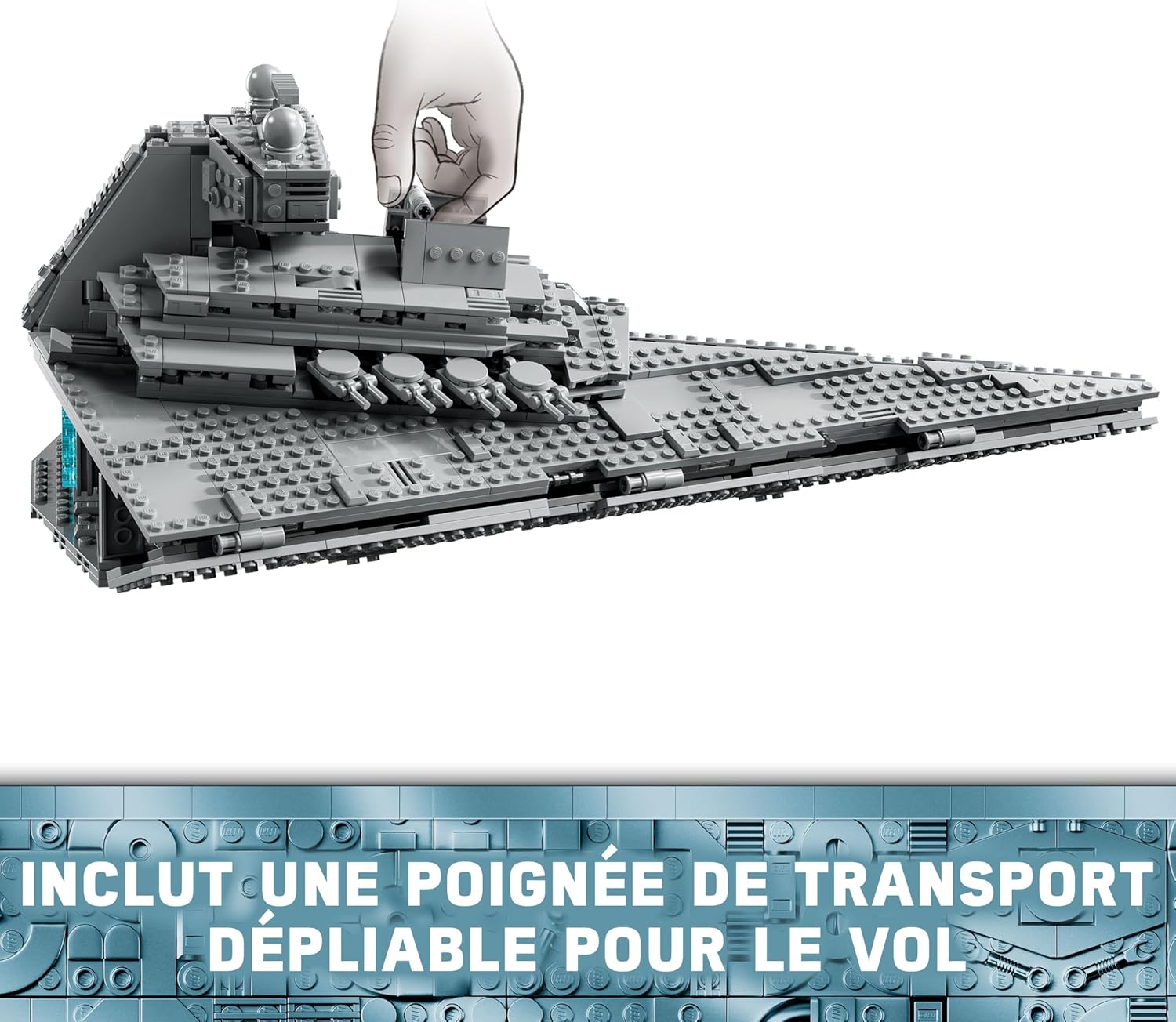 Thumbnail 2 de LEGO Star Wars 75394 Destroyer Stellaire de Classe Impérial – Jeu de Construction avec Vaisseau Spatial