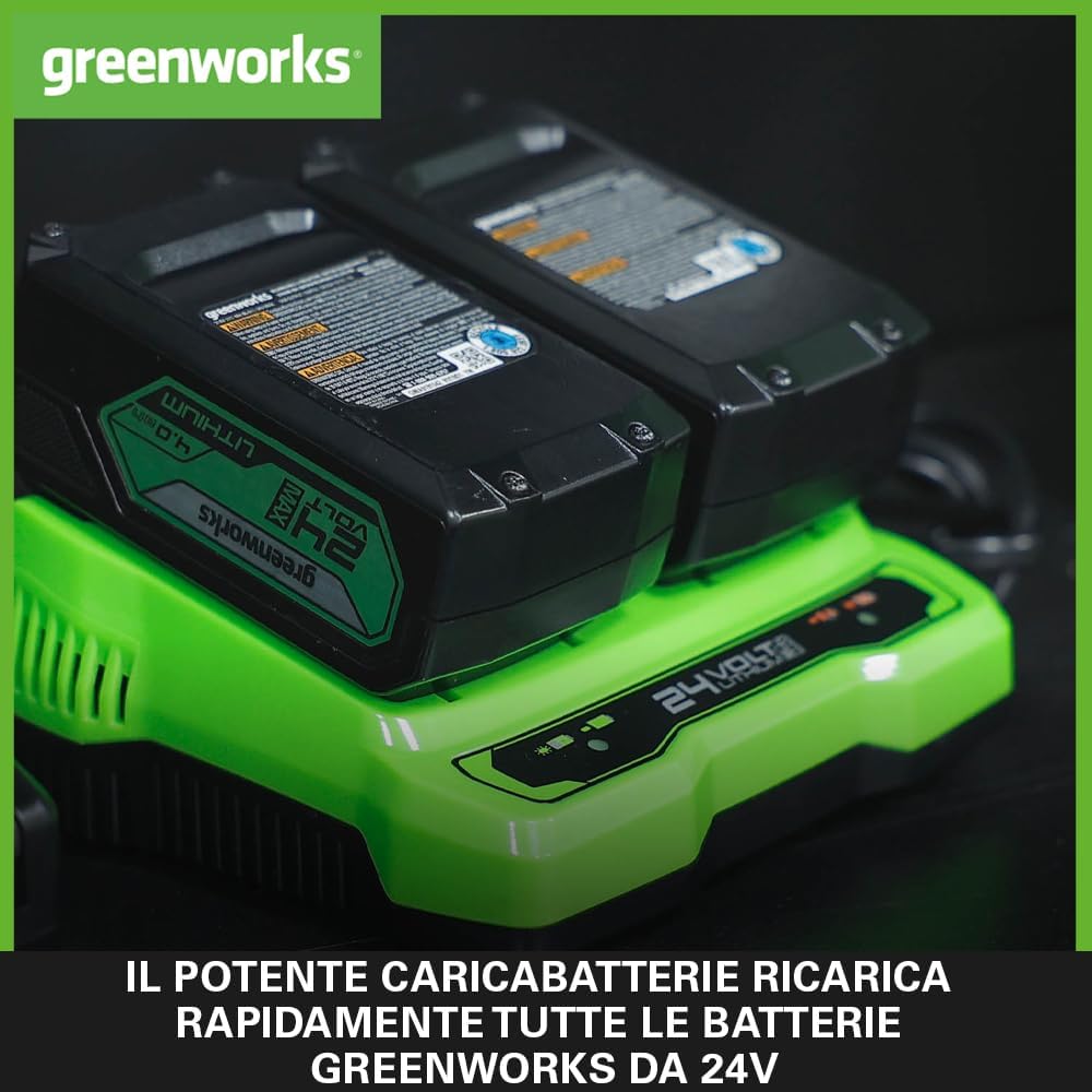 Thumbnail 4 de Greenworks GSK24B2X batteria 24V 2Ah + caricatore