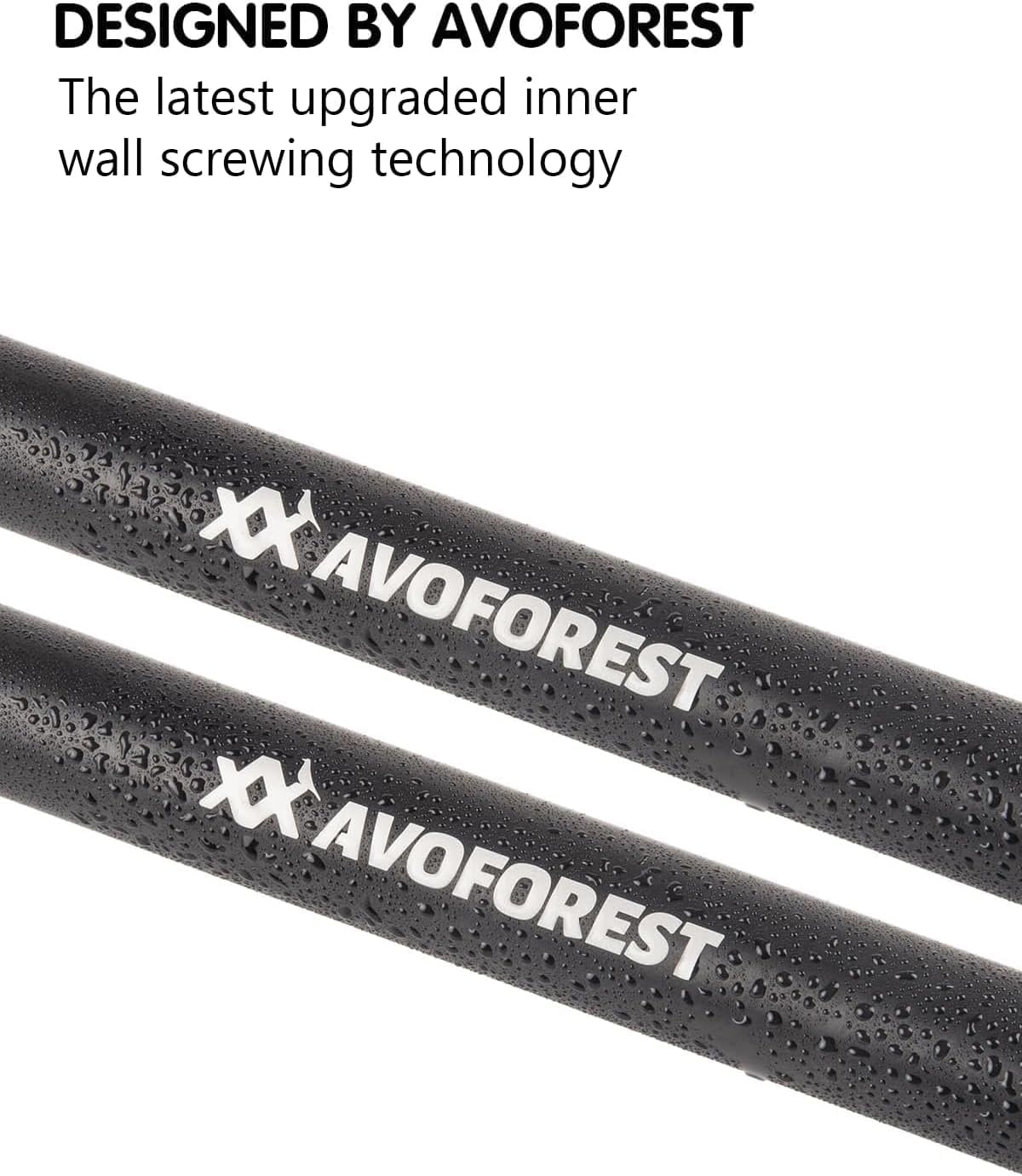 Thumbnail 5 de AVOFOREST telescoping tarp poles set (88–265cm) with lightning protection cap