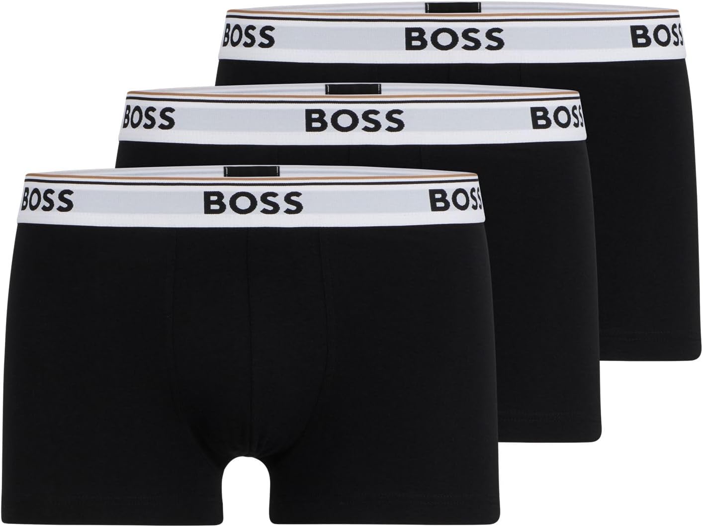 Detalle de BOSS Trunk 3P Power Caleçon Boxeur pour Homme – Qualité et confort assumés