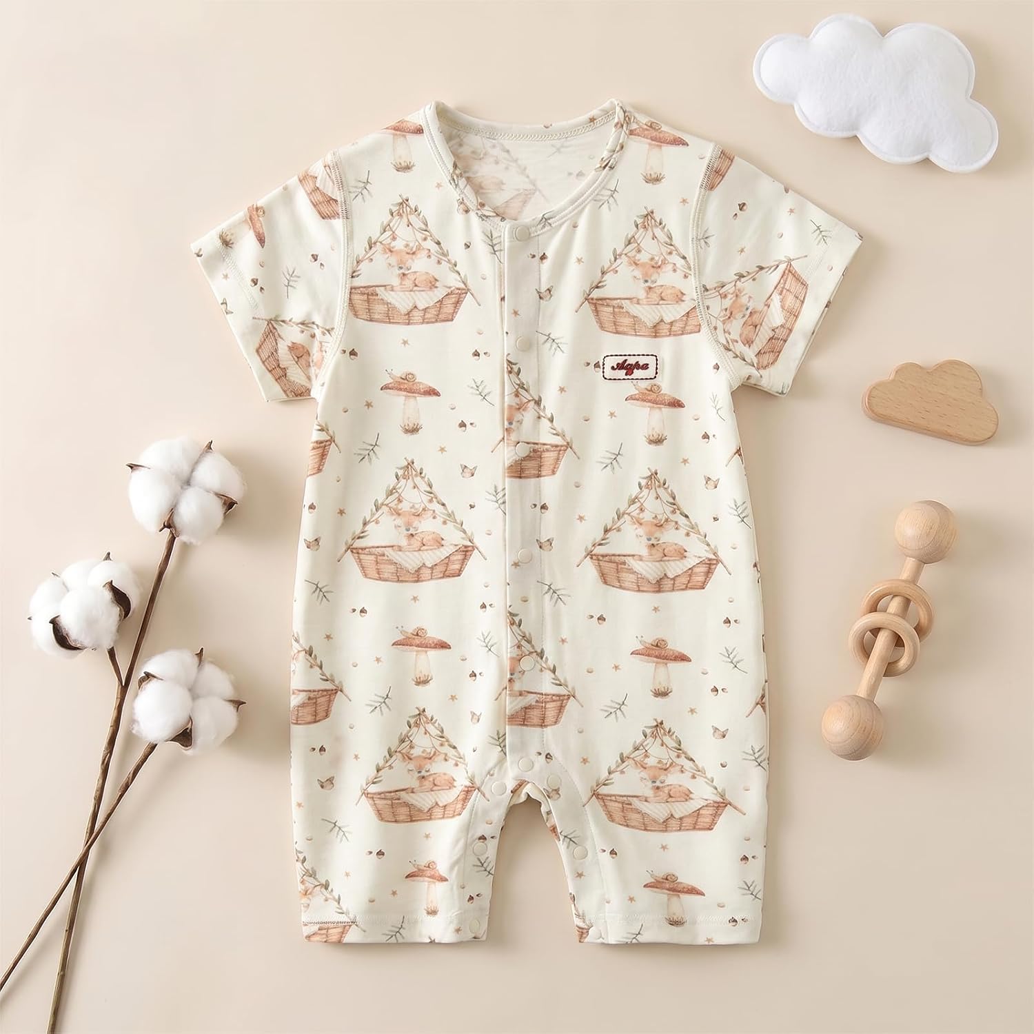 Detalle 2 de aqpa Baby Romper in Modal Blend
